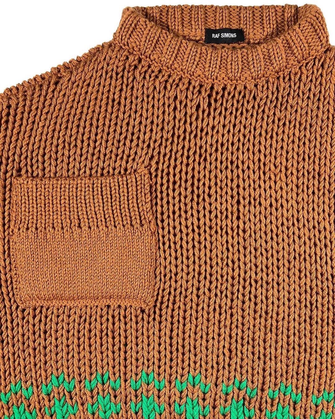 Raf Simons Raf Simons AW17 Oversized Disturbed Jacquard Sweater -DMC Size US XS / EU 42 / 0 - 2 Thumbnail
