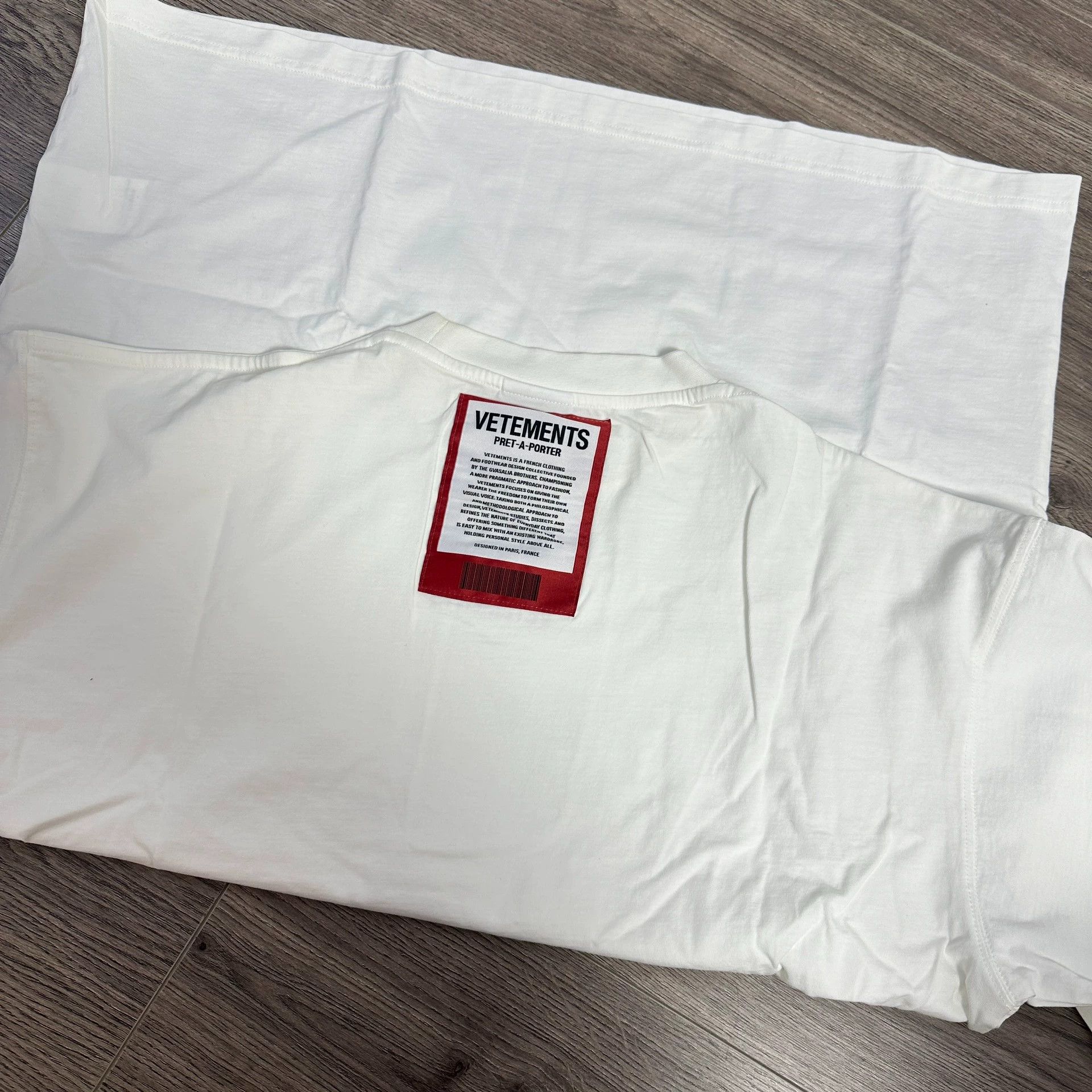Vetements Vetements SS21 Logo Round Neck Short Sleeve T-shirt -DMC Size US S / EU 44-46 / 1 - 5 Thumbnail