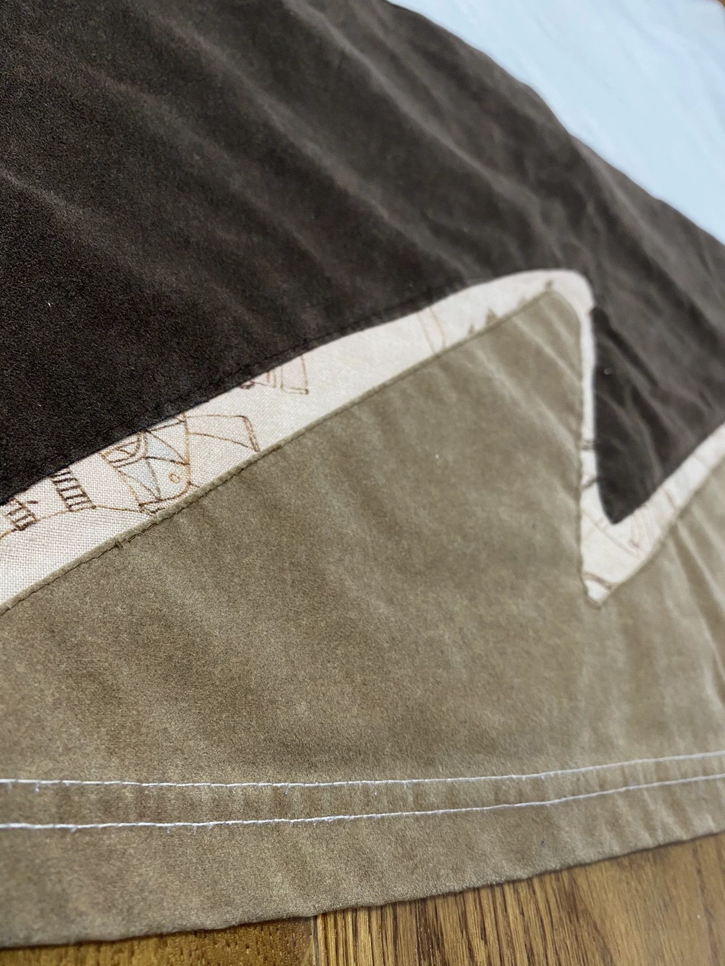 Visvim VISVIM 15AW FLAG TEE suede lightning flag T-shirt -DMC Size US M / EU 48-50 / 2 - 3 Thumbnail
