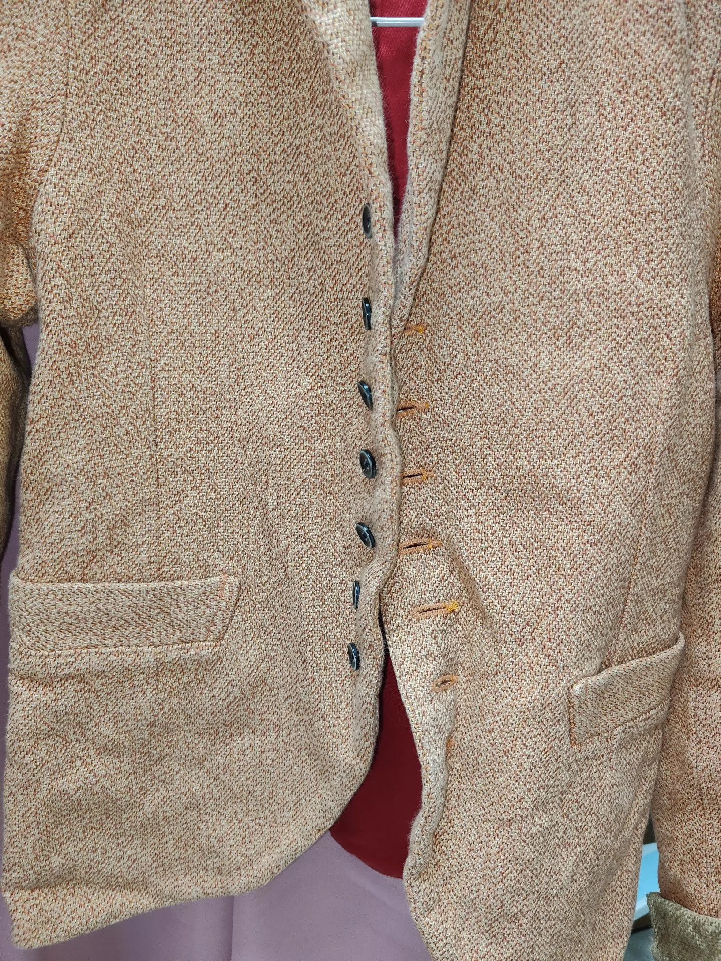 Kapital Kapital Orange Heavy Woven Coat Jacket -DMC Size US S / EU 44-46 / 1 - 4 Thumbnail