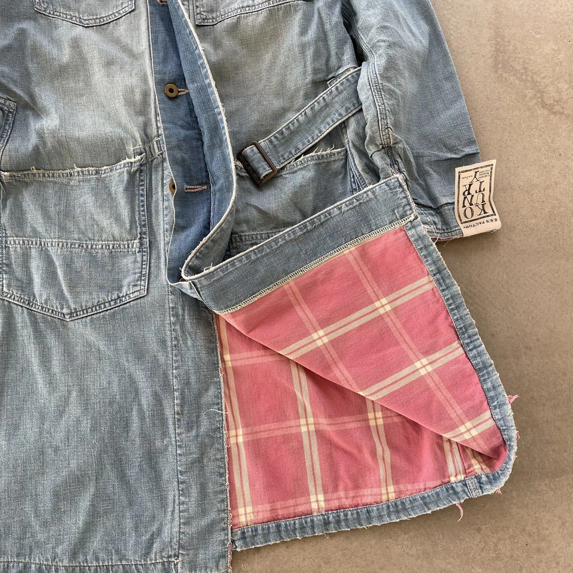 Kapital Kapital Washes Old Denim Long Coats - -DMC Size US M / EU 48-50 / 2 - 7 Thumbnail