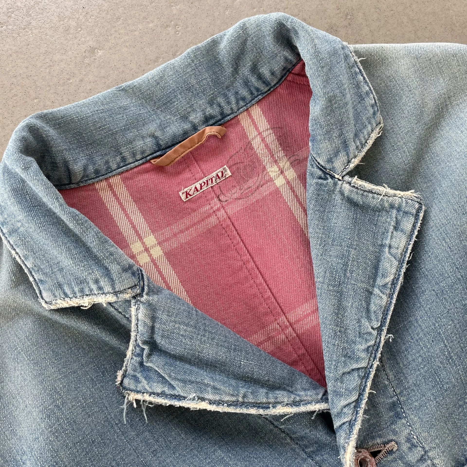 Kapital Kapital Washes Old Denim Long Coats - -DMC Size US M / EU 48-50 / 2 - 3 Thumbnail