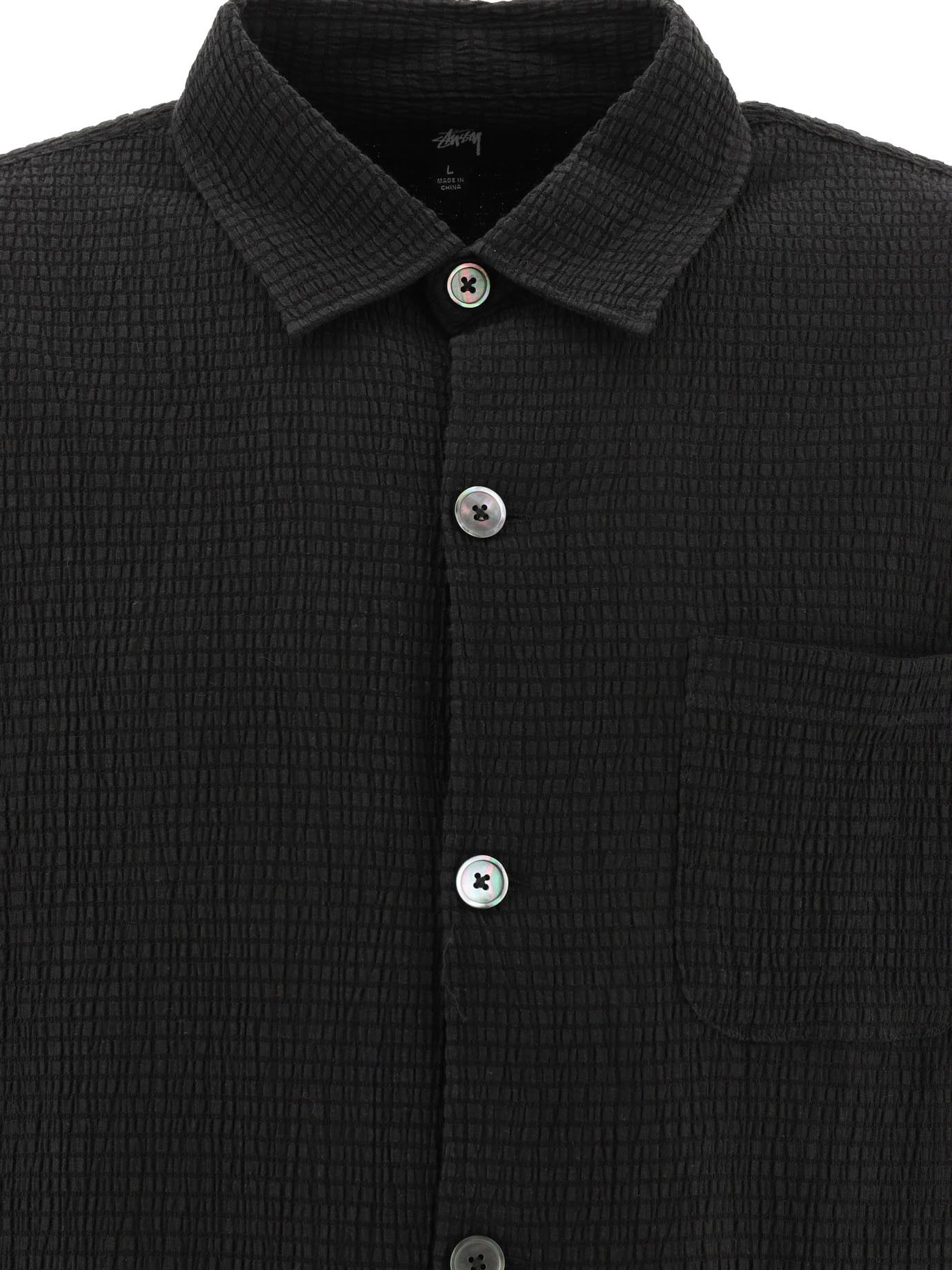 Stussy Flat Bottom Crinkled Shirt Size US S / EU 44-46 / 1 - 3 Thumbnail
