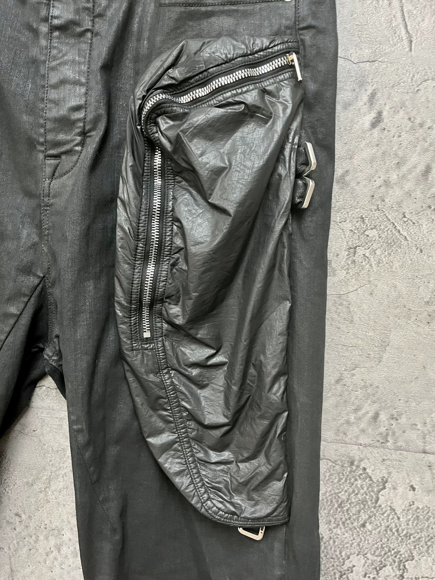Rick Owens Rick Owens waxed jeans with large pockets - -DMC Size US 34 / EU 50 - 2 Thumbnail