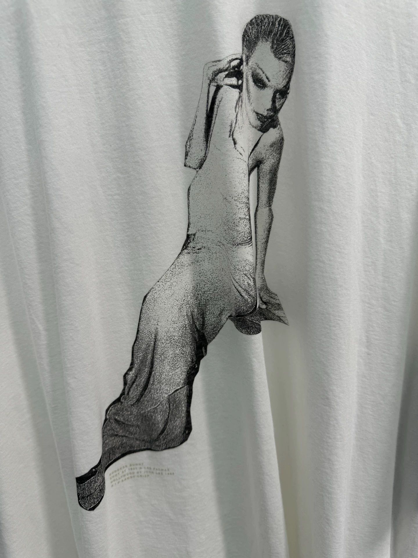 Rick Owens Rick Owens Drkshdw White Mermaid Short Sleeve T-shirt -DMC Size US L / EU 52-54 / 3 - 3 Thumbnail