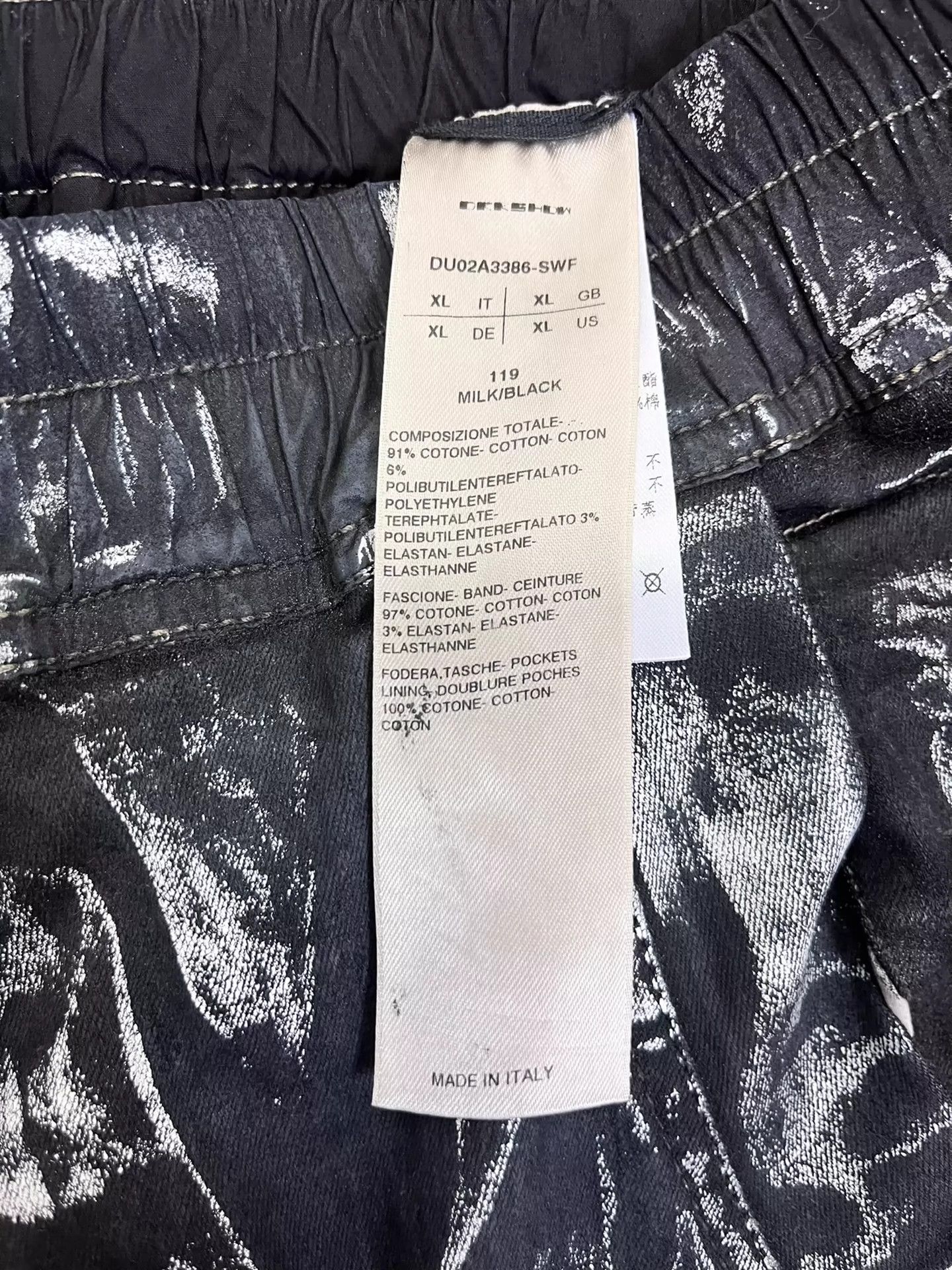 Rick Owens Rick owens 21fw painted overalls pants - -DMC Size US 36 / EU 52 - 4 Thumbnail