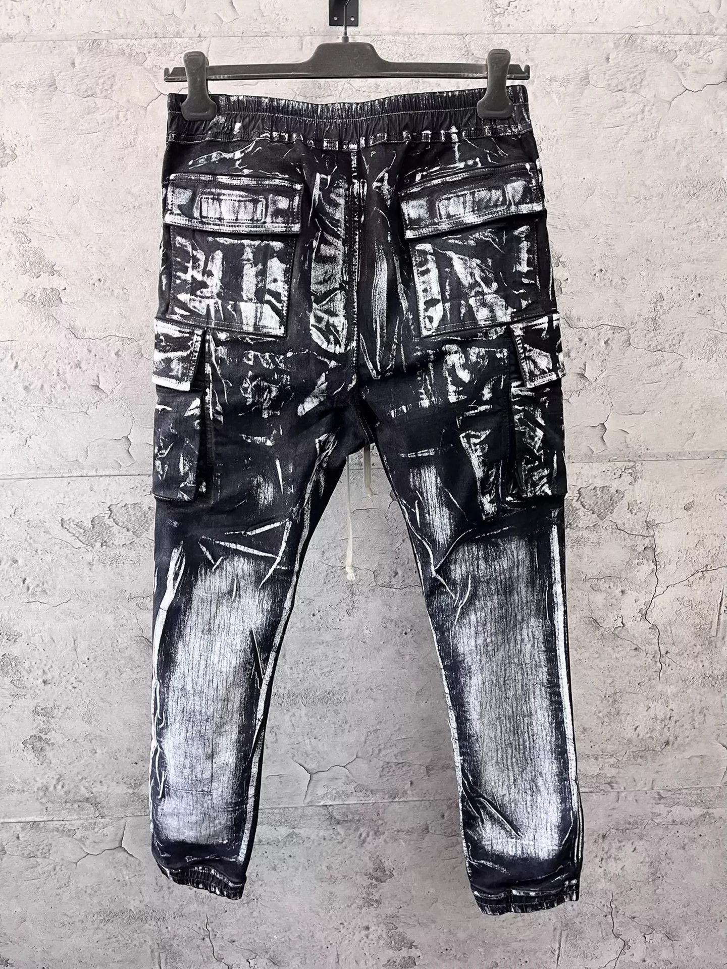 Rick Owens Rick owens 21fw painted overalls pants - -DMC Size US 36 / EU 52 - 3 Thumbnail