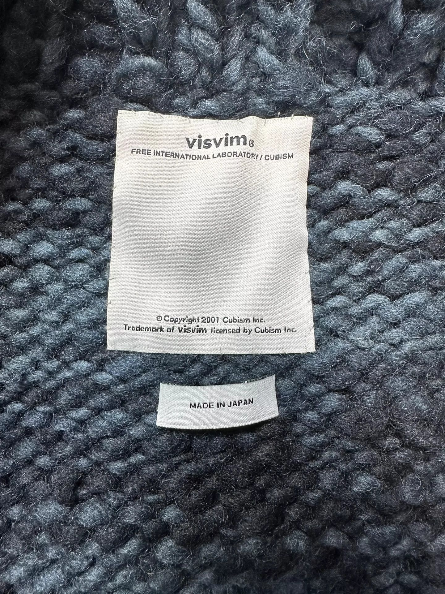 Visvim VISVIM 12AW COWICHAN F.Z. Natural Dye Indigo Wool Zipper S -DMC Size US S / EU 44-46 / 1 - 4 Thumbnail