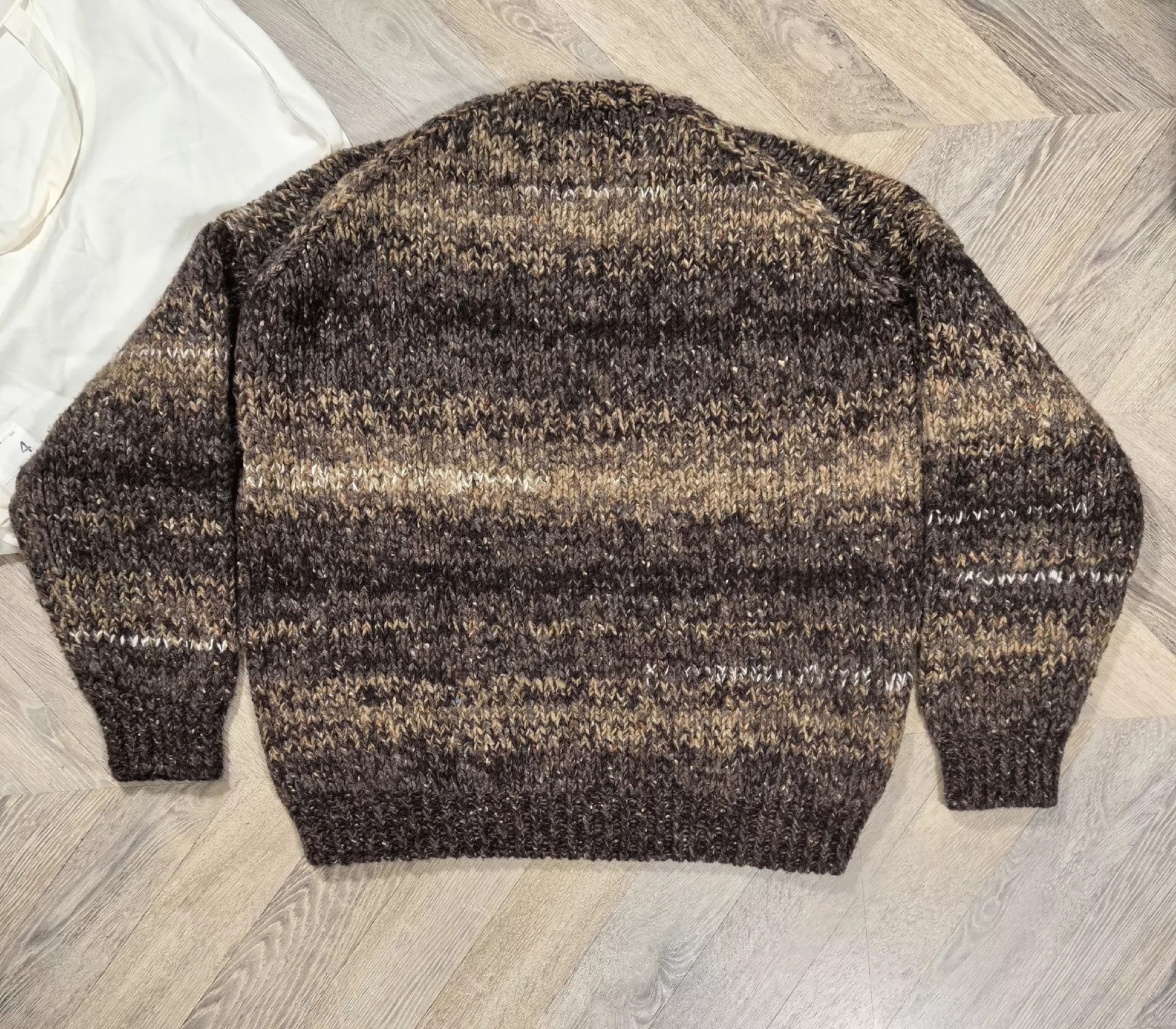 Visvim VISVIM 21AW AMPLUS CREW GRADENT HAND KNIT Heavy duty Wool H -DMC Size US XL / EU 56 / 4 - 3 Thumbnail