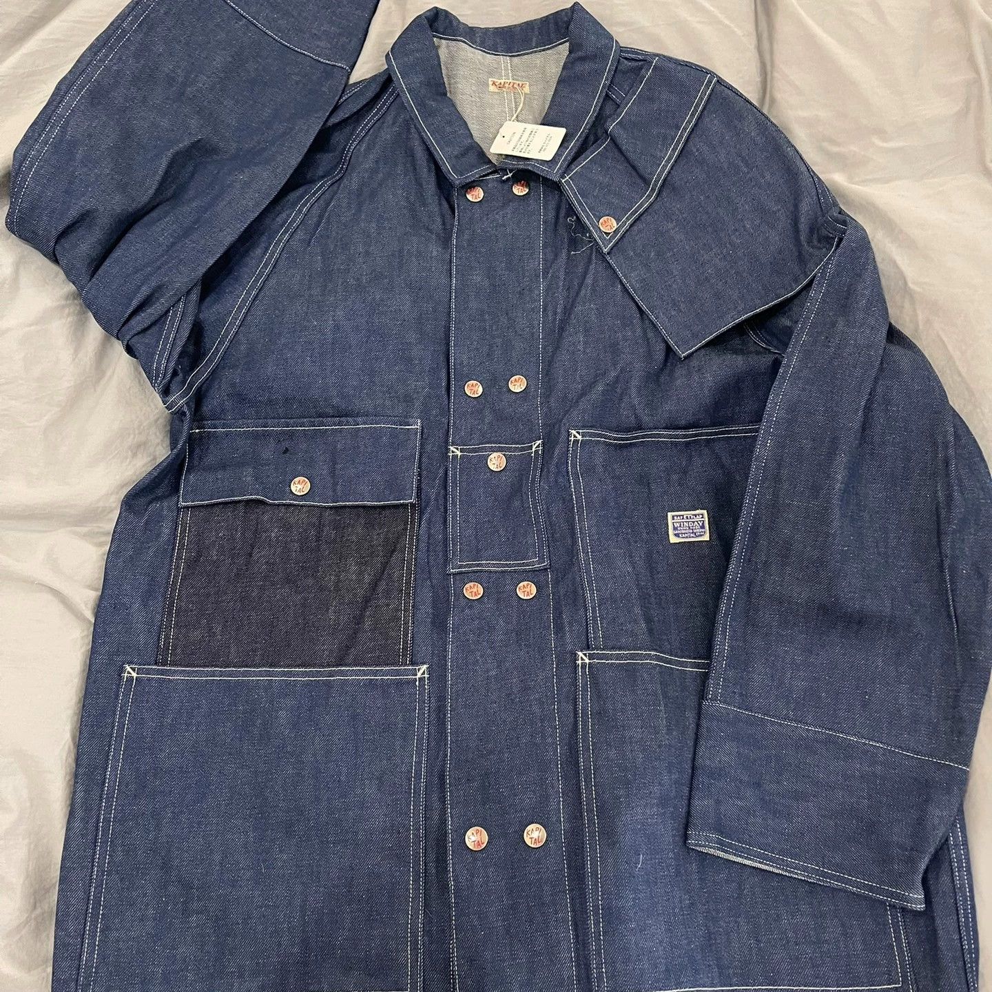 Kapital Kapital Hirata Kazuhiro Blue Denim Jacket - -DMC Size US XL / EU 56 / 4 - 7 Thumbnail