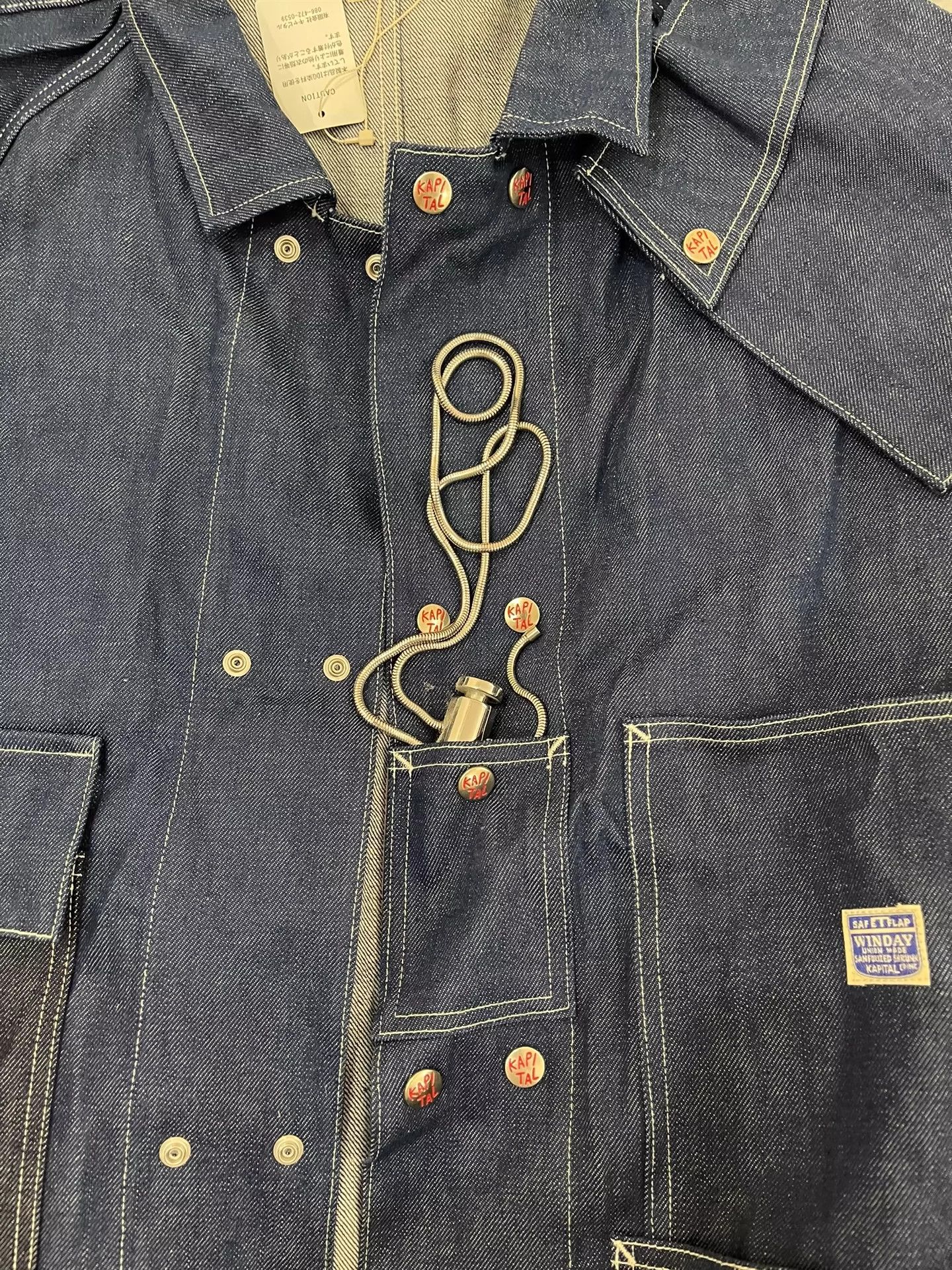 Kapital Kapital Hirata Kazuhiro Blue Denim Jacket - -DMC Size US XL / EU 56 / 4 - 9 Thumbnail