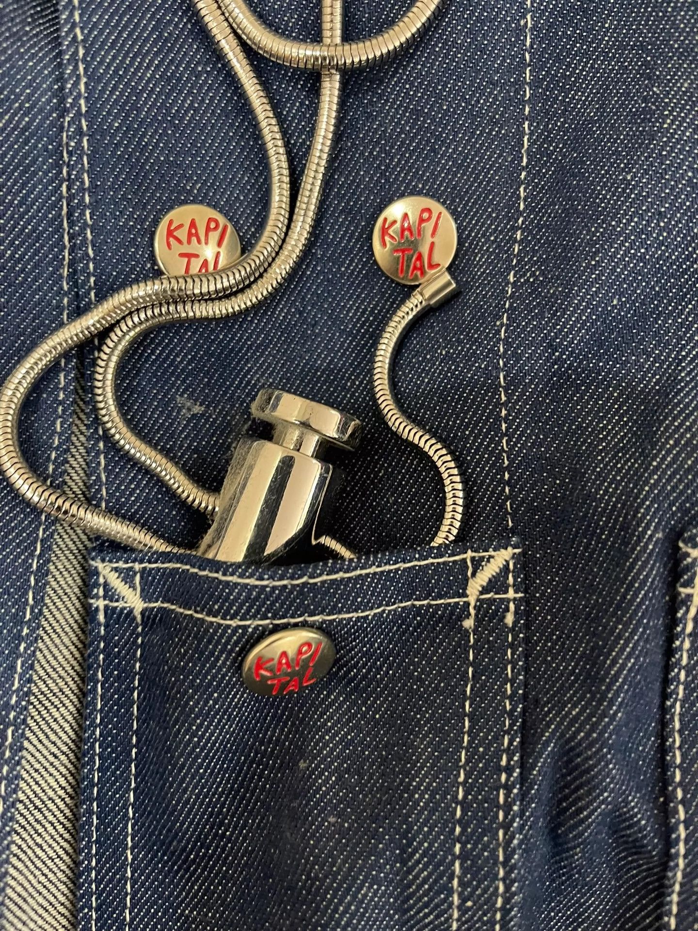 Kapital Kapital Hirata Kazuhiro Blue Denim Jacket - -DMC Size US XL / EU 56 / 4 - 8 Thumbnail