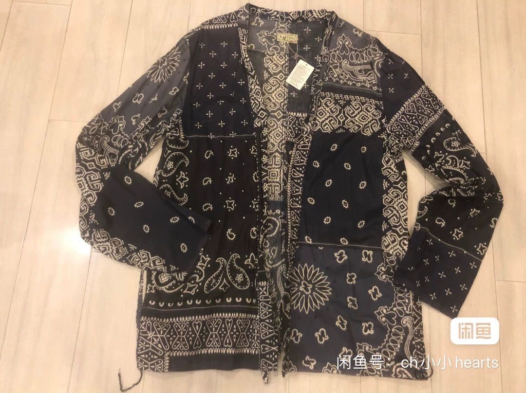 Kapital Kapital Cashew Nut Flower Taoist Robe - -DMC Size US XL / EU 56 / 4 - 2 Thumbnail