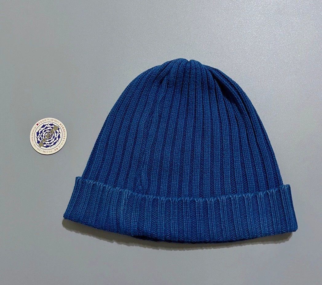 Kapital Kapital Hirata Blue Dyed Cowboy Flying Hat Ear Protector -DMC Size ONE SIZE - 4 Thumbnail