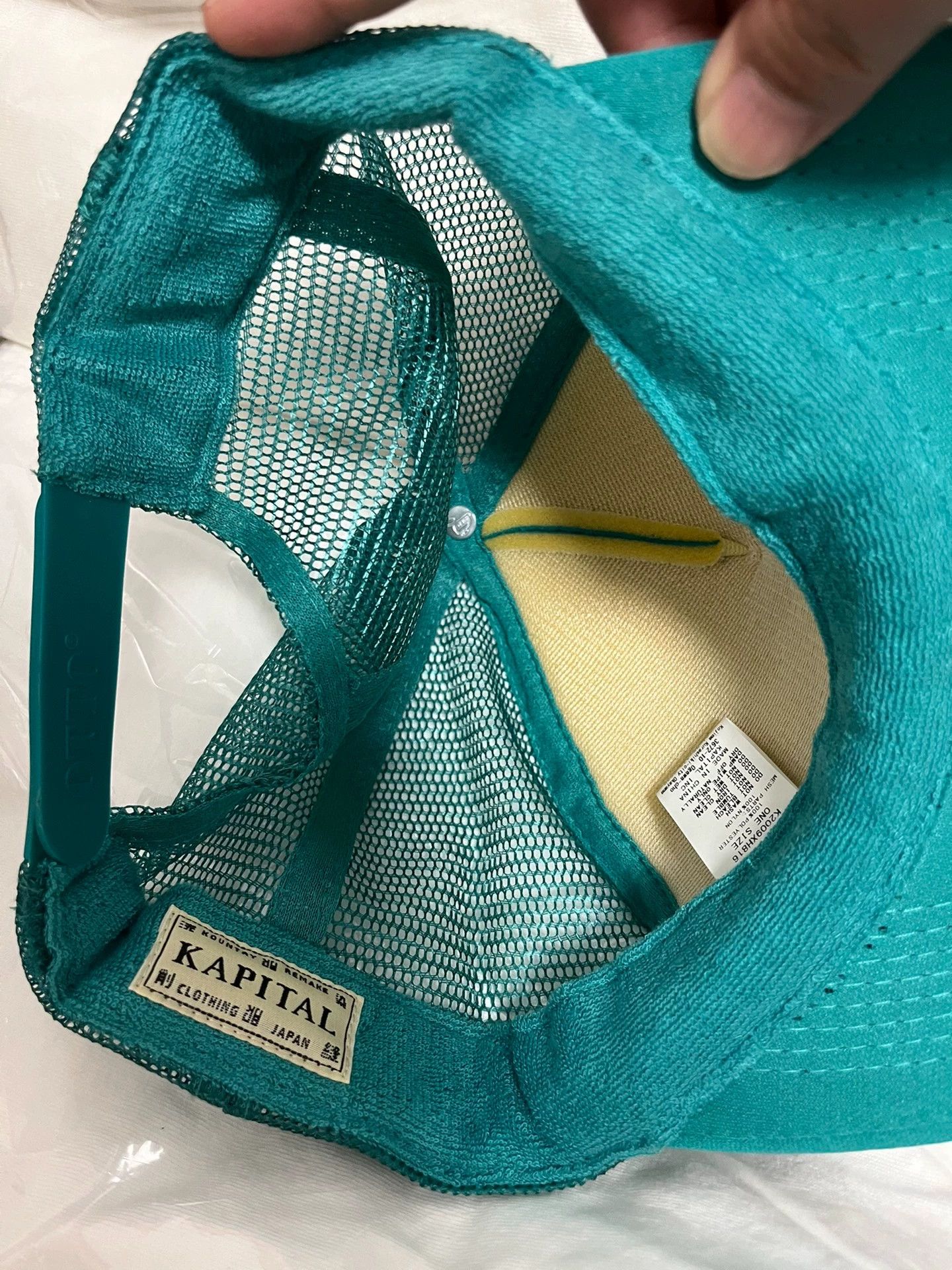 Kapital Kapital K2009Xh816 Love And Peace Mesh Baseball Cap -DMC Size ONE SIZE - 2 Thumbnail