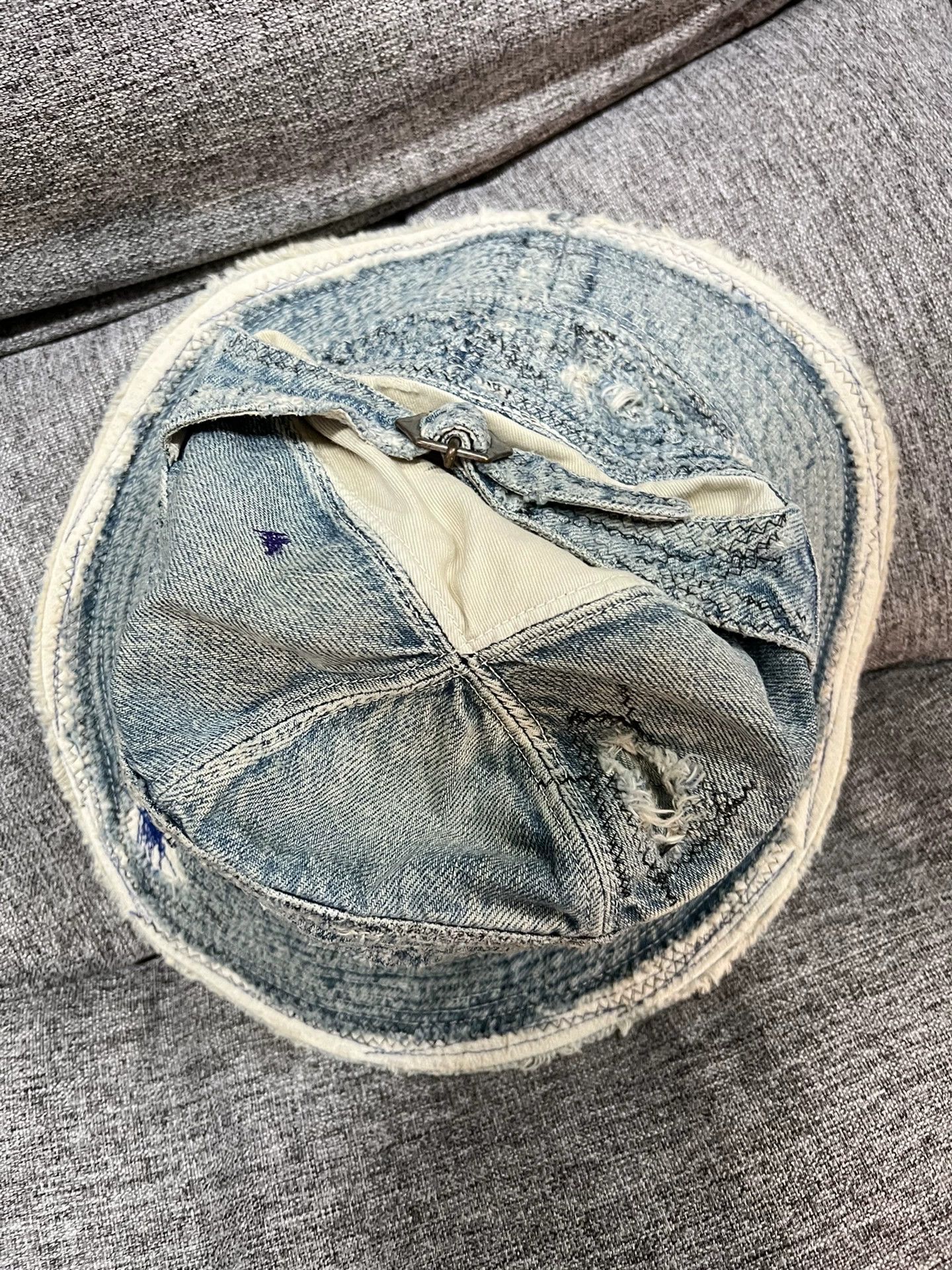 Kapital Kapital Cowboy Destroy Erosive Fisherman Hat - -DMC Size ONE SIZE - 3 Thumbnail