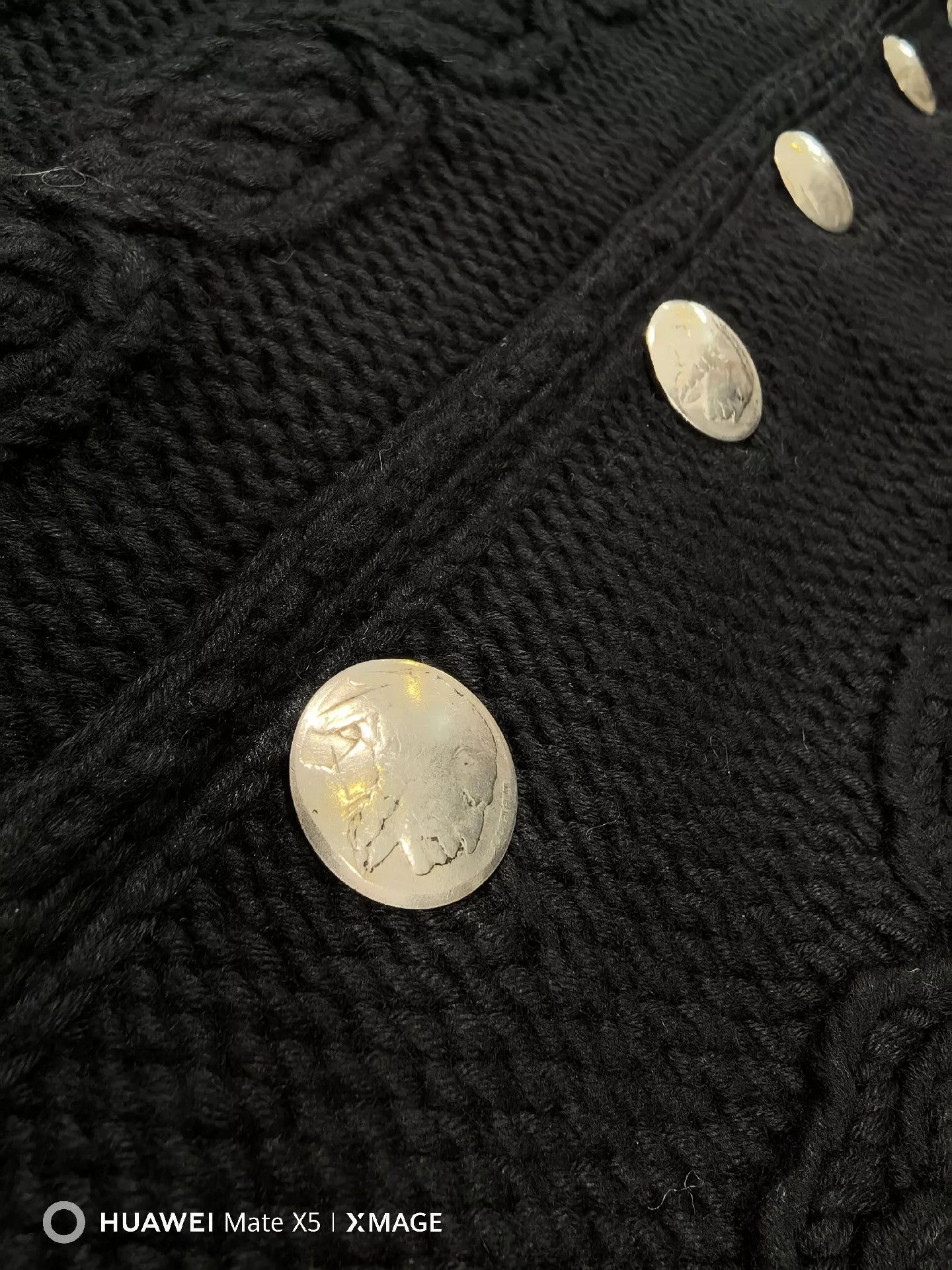 Visvim VISVIM 16SS Peruvian made heavyweight silver button sweater -DMC Size US L / EU 52-54 / 3 - 2 Thumbnail