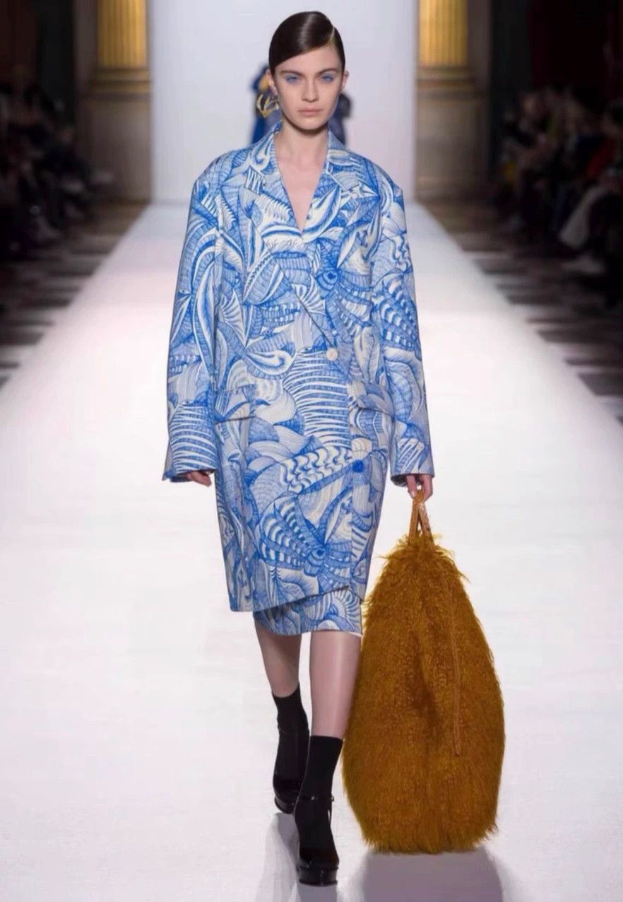 Dries Van Noten DRIES VAN NOTEN shows a feather print half dress -DMC Size US 36 / EU 52 - 5 Thumbnail
