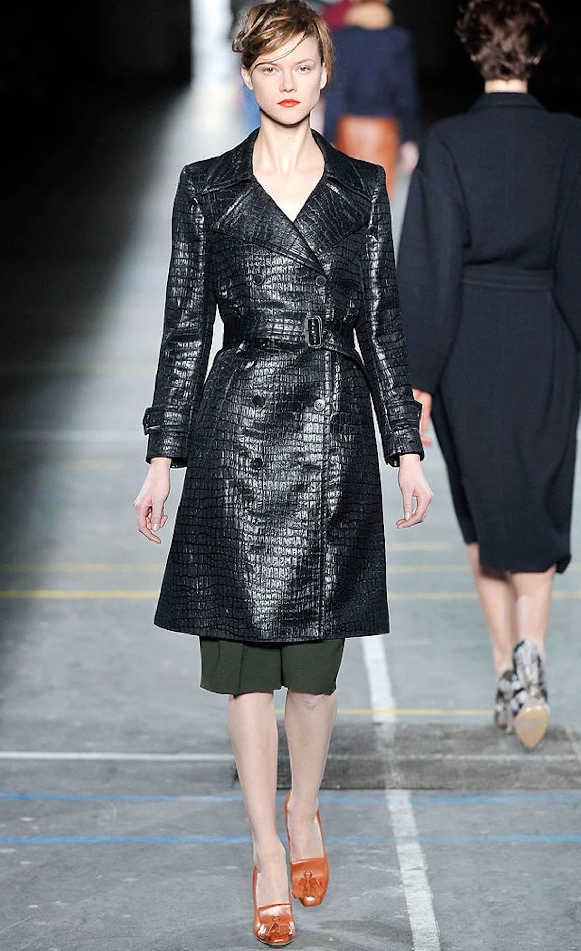 Dries Van Noten DRIES VAN NOTEN Alligator textured skirt - -DMC Size US 38 / EU 54 - 4 Thumbnail