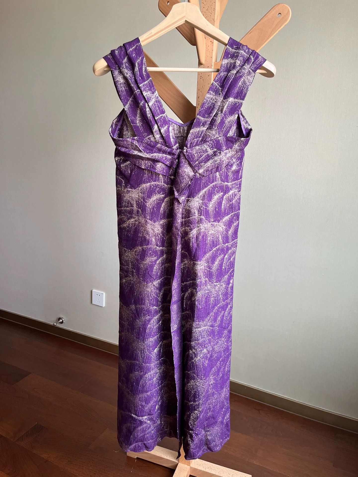 Dries Van Noten DRIES VAN NOTEN Purple silk blend dress - -DMC Size US XS / EU 42 / 0 - 2 Thumbnail
