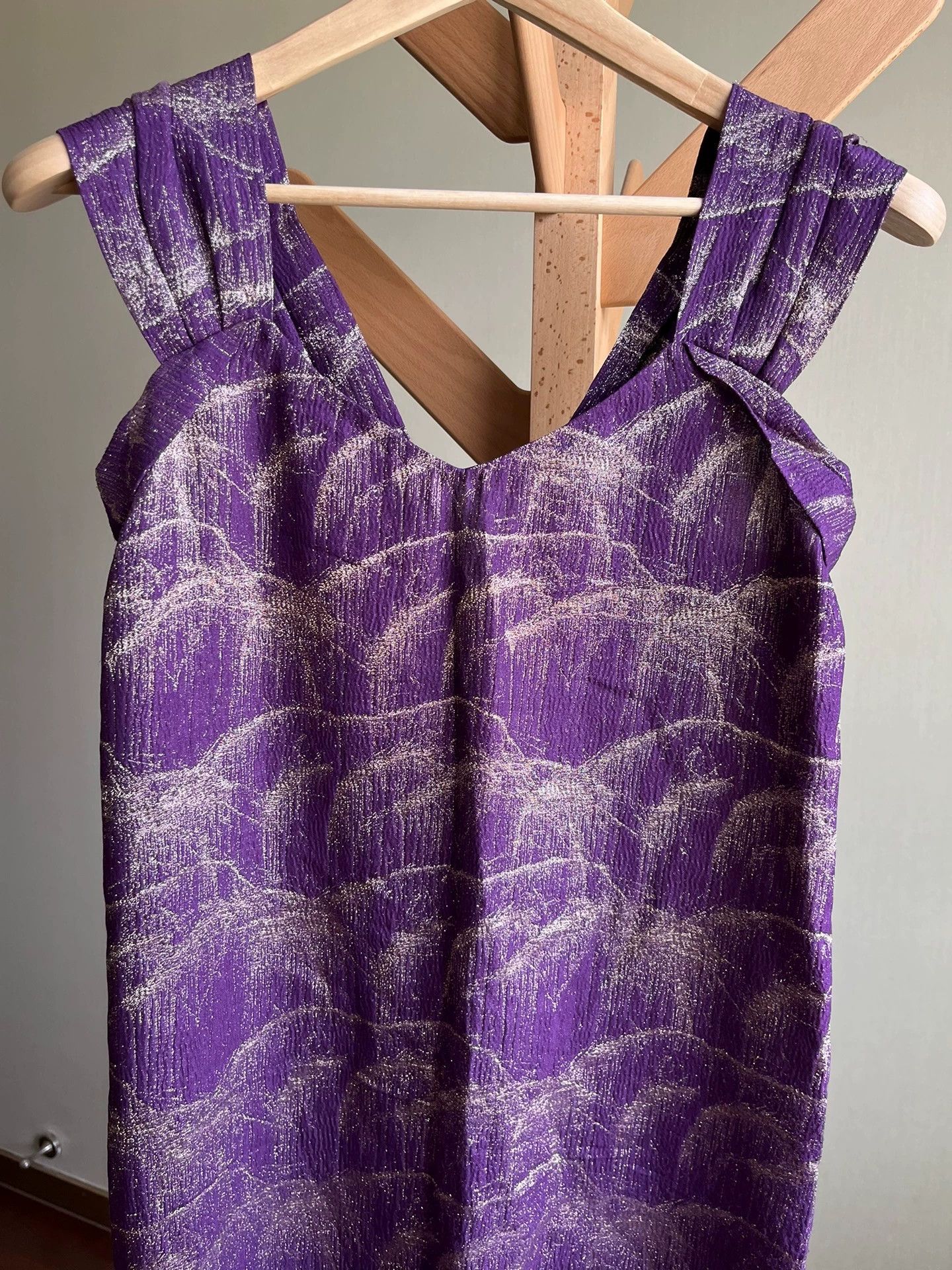 Dries Van Noten DRIES VAN NOTEN Purple silk blend dress - -DMC Size US XS / EU 42 / 0 - 3 Thumbnail