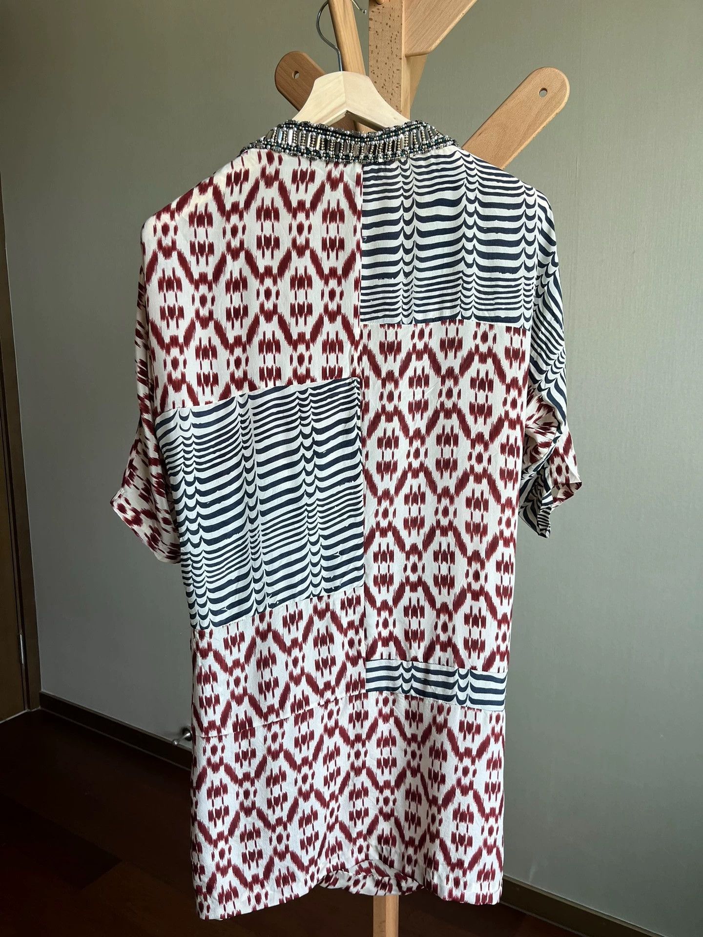 Dries Van Noten DRIES VAN NOTEN Heavy duty beaded silk dress - -DMC Size US XS / EU 42 / 0 - 2 Thumbnail