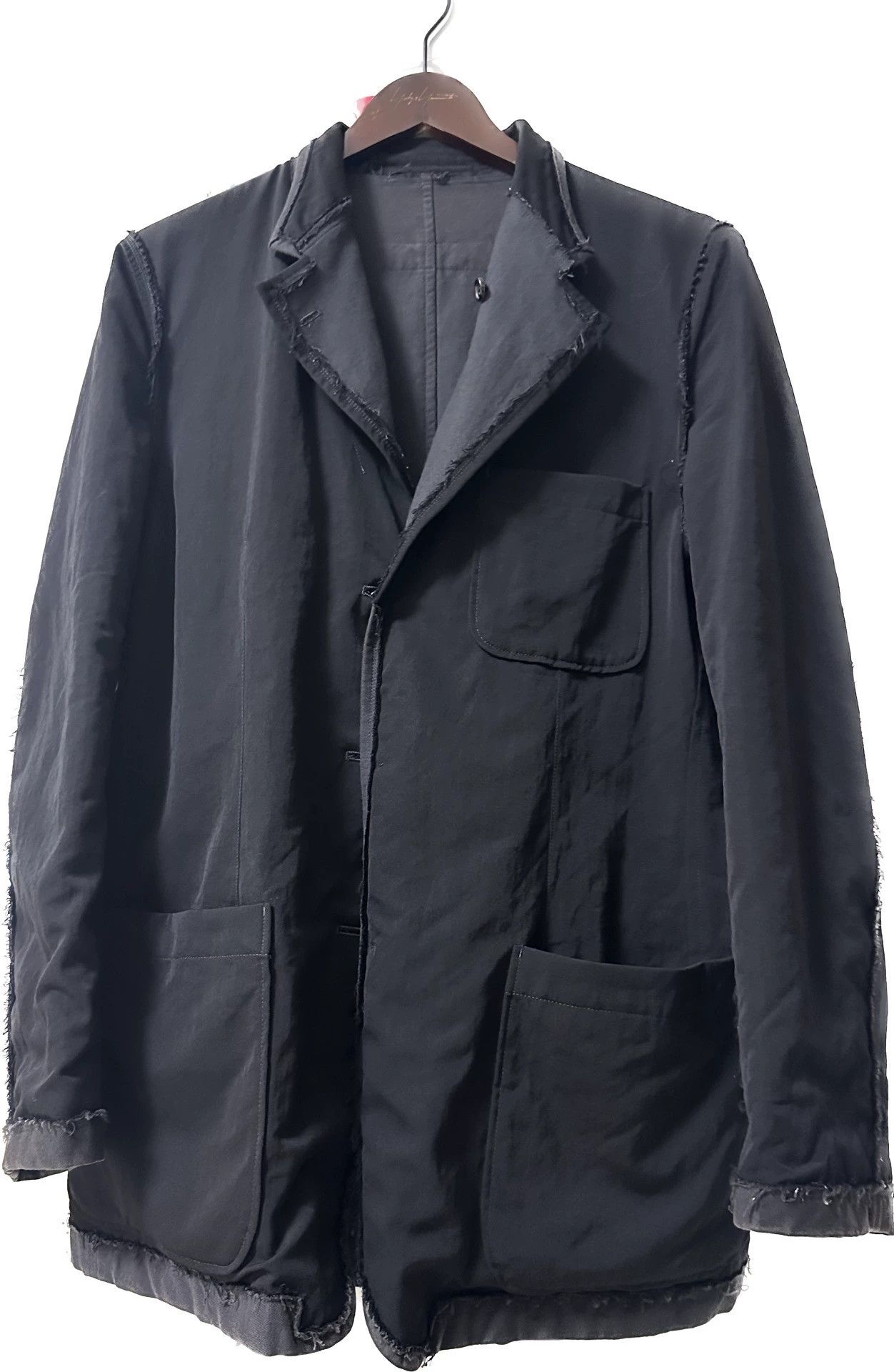 Comme des Garcons Comme Des Garcons Three button fringed black purple suit j -DMC Size US S / EU 44-46 / 1 - 4 Thumbnail