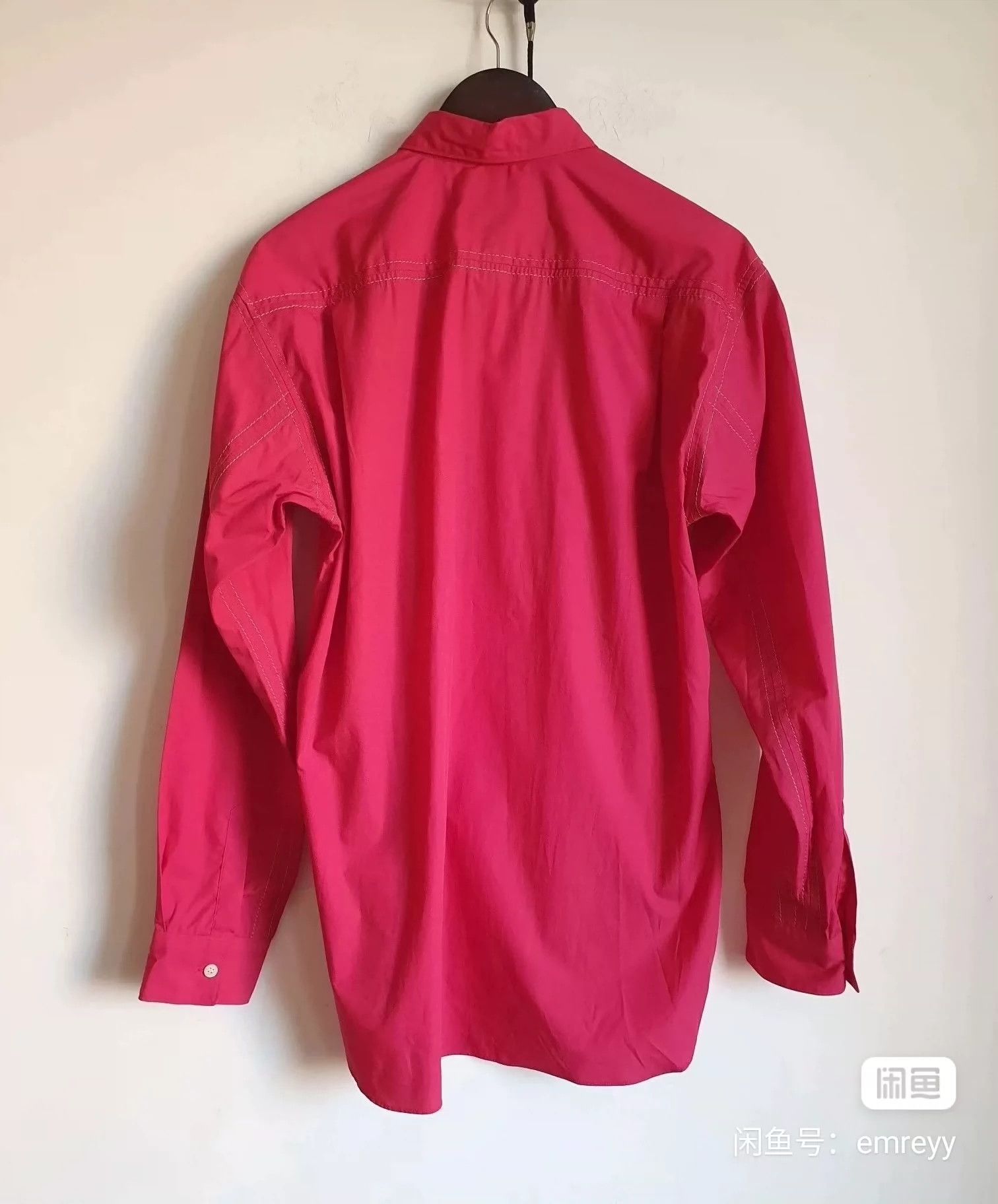 Comme des Garcons Comme Des Garcons Purple red long sleeved shirt -DMC Size US M / EU 48-50 / 2 - 2 Thumbnail