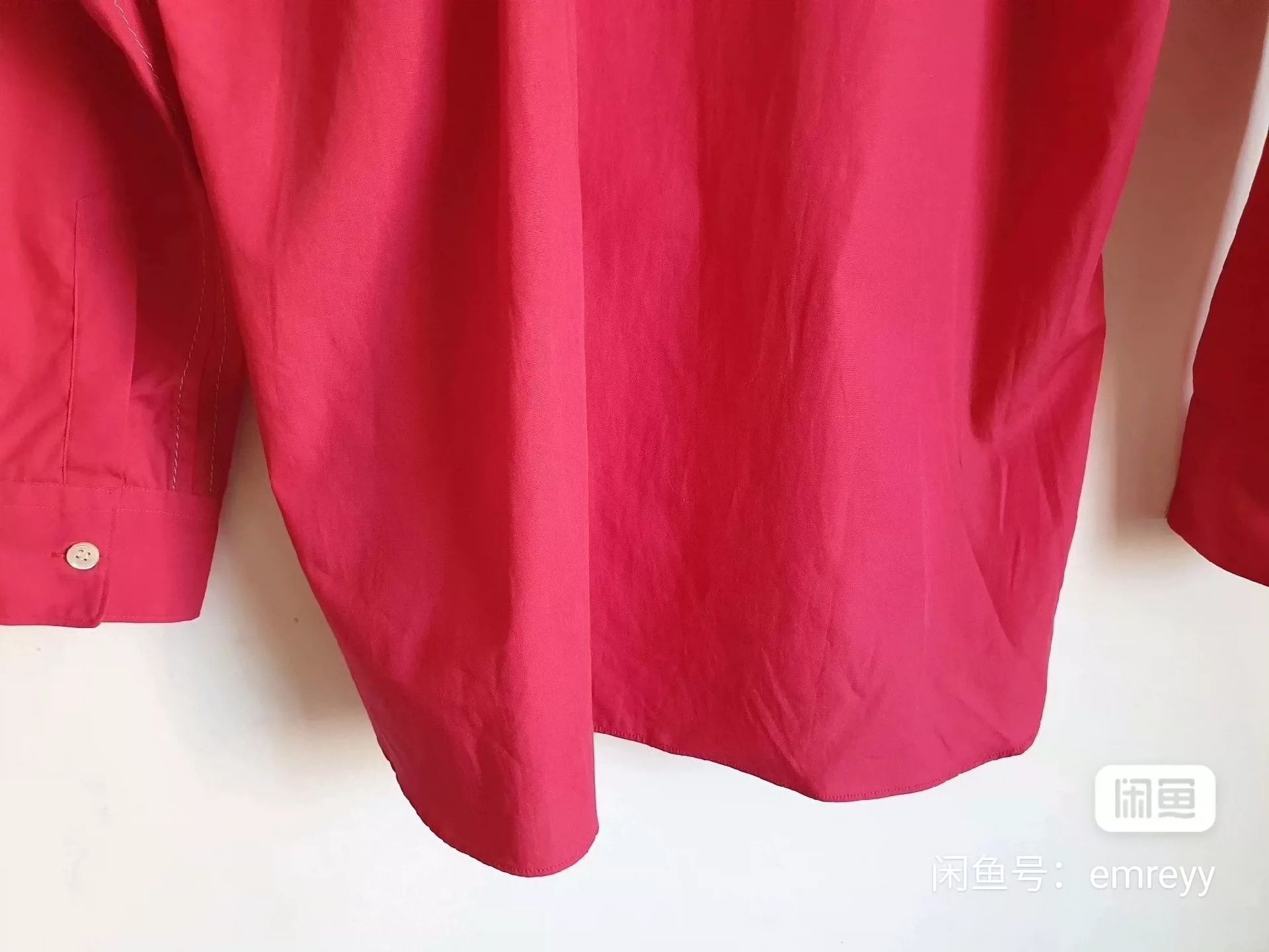 Comme des Garcons Comme Des Garcons Purple red long sleeved shirt -DMC Size US M / EU 48-50 / 2 - 8 Thumbnail