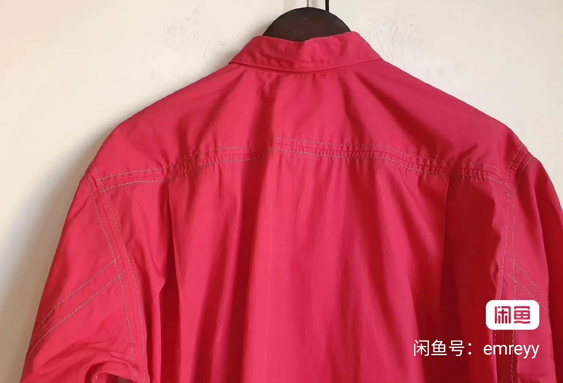 Comme des Garcons Comme Des Garcons Purple red long sleeved shirt -DMC Size US M / EU 48-50 / 2 - 4 Thumbnail