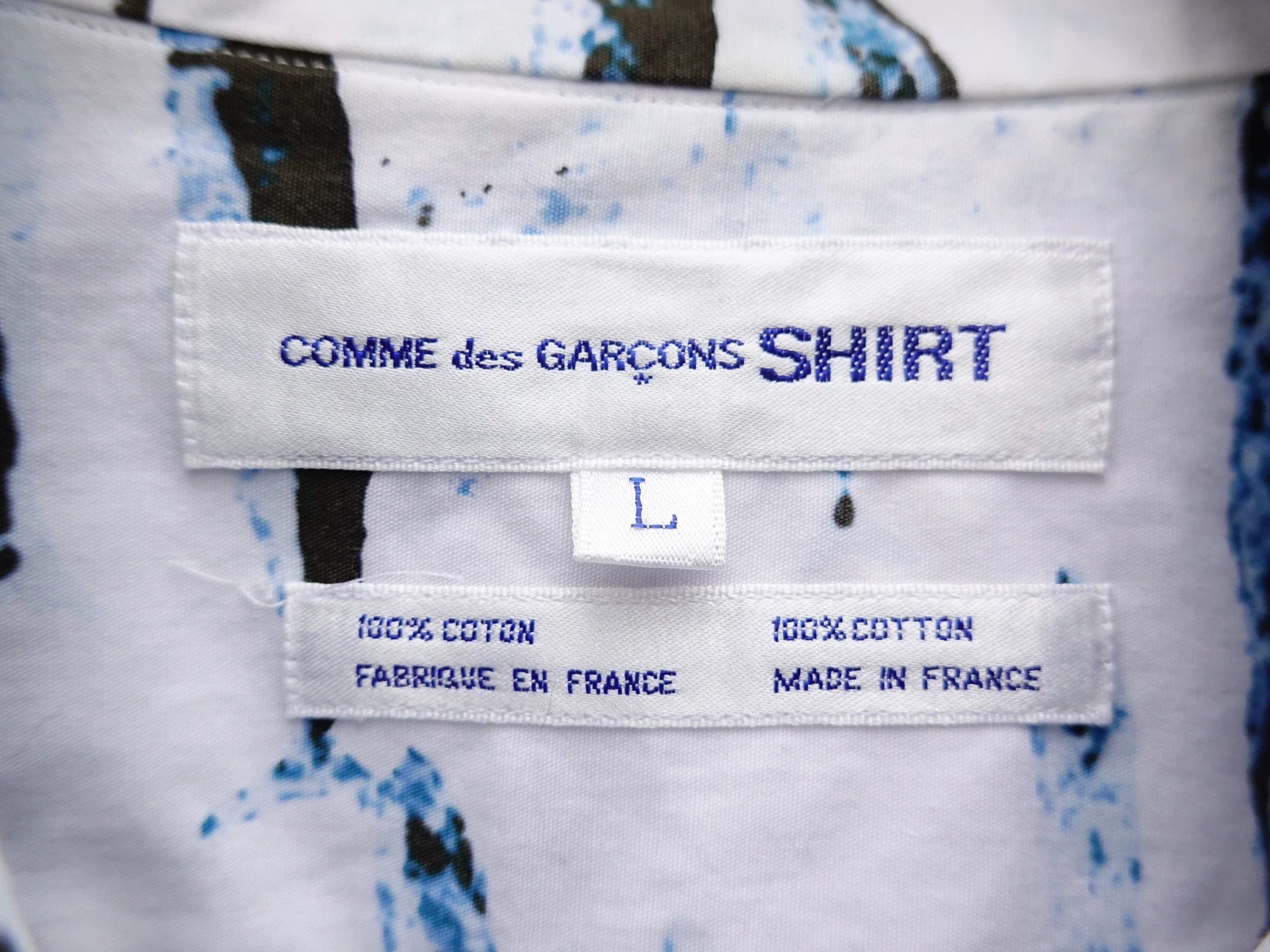 Comme des Garcons Comme Des Garcons Fish school printed long sleeved shirt -DMC Size US L / EU 52-54 / 3 - 6 Thumbnail