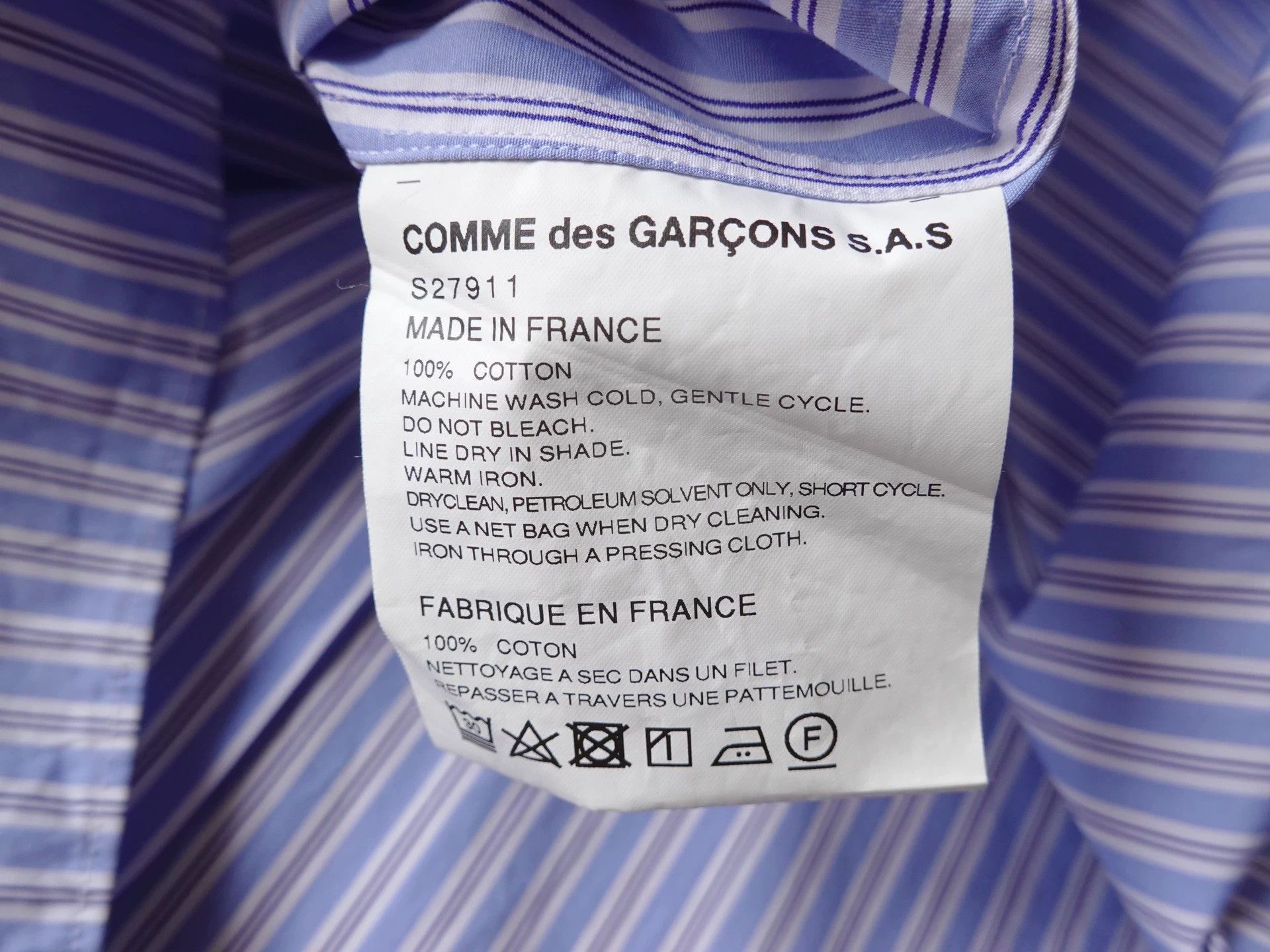 Comme des Garcons Comme Des Garcons Lace collar shirt -DMC Size US XS / EU 42 / 0 - 7 Thumbnail
