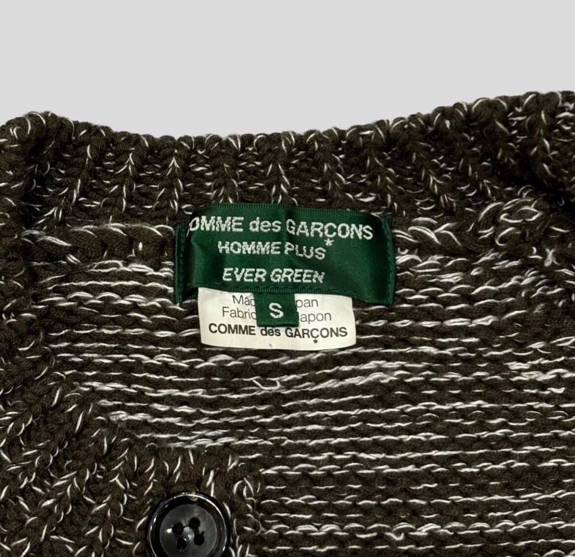 Comme des Garcons Comme Des Garcons Color blocked coarse knitted cardigan -DMC Size US S / EU 44-46 / 1 - 5 Thumbnail