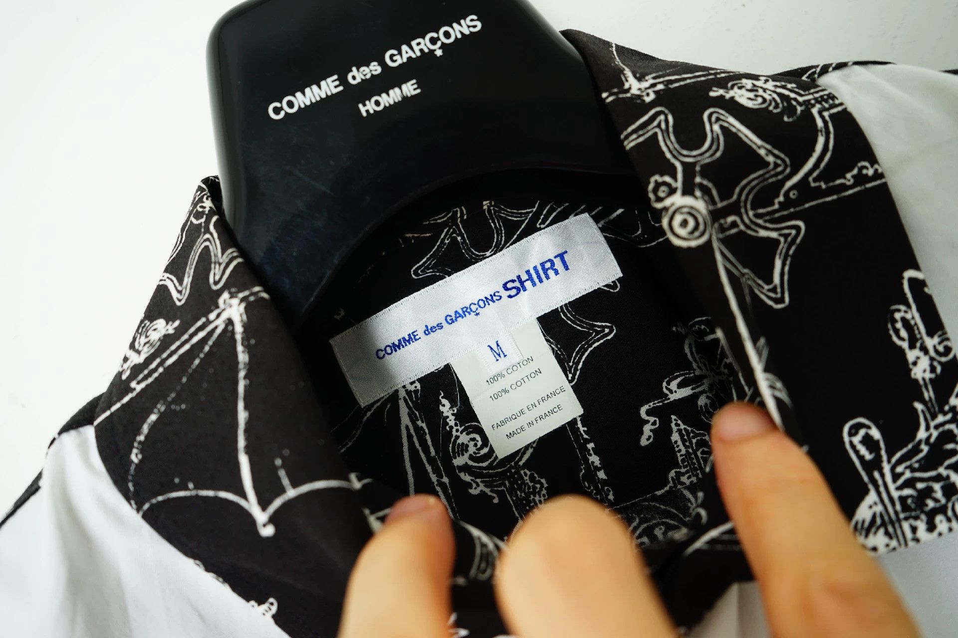 Comme des Garcons Comme Des Garcons Black and white patchwork shirt -DMC Size US M / EU 48-50 / 2 - 9 Thumbnail