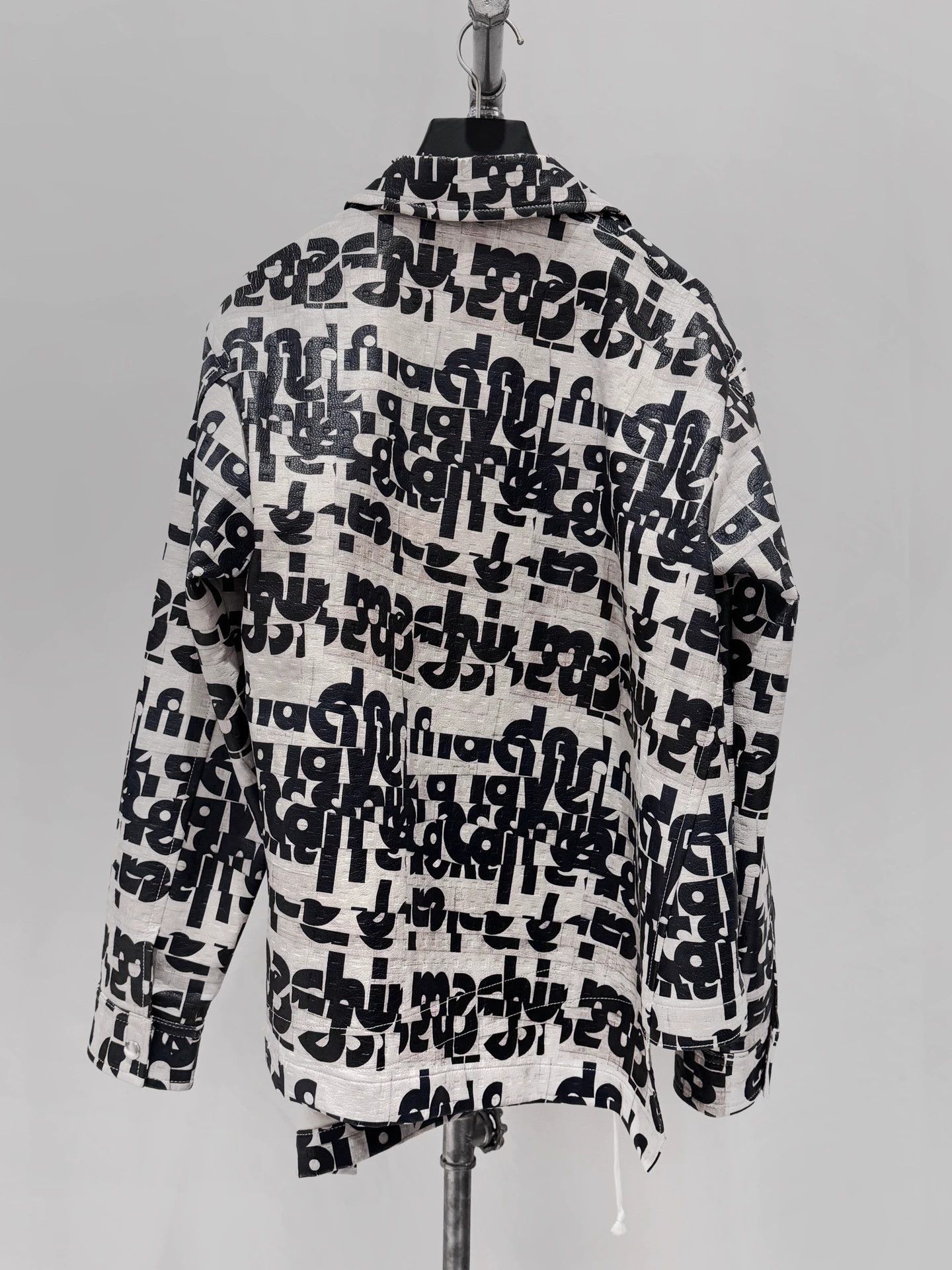 Comme des Garcons Comme Des Garcons Asymmetric printed leather jacket -DMC Size US S / EU 44-46 / 1 - 2 Thumbnail