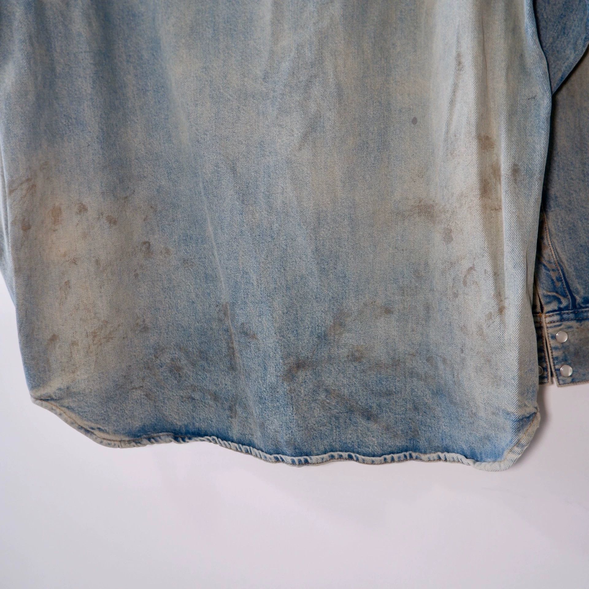 Acne Studios Acne Studios mud dyed denim shirt - -DMC Size US M / EU 48-50 / 2 - 7 Thumbnail