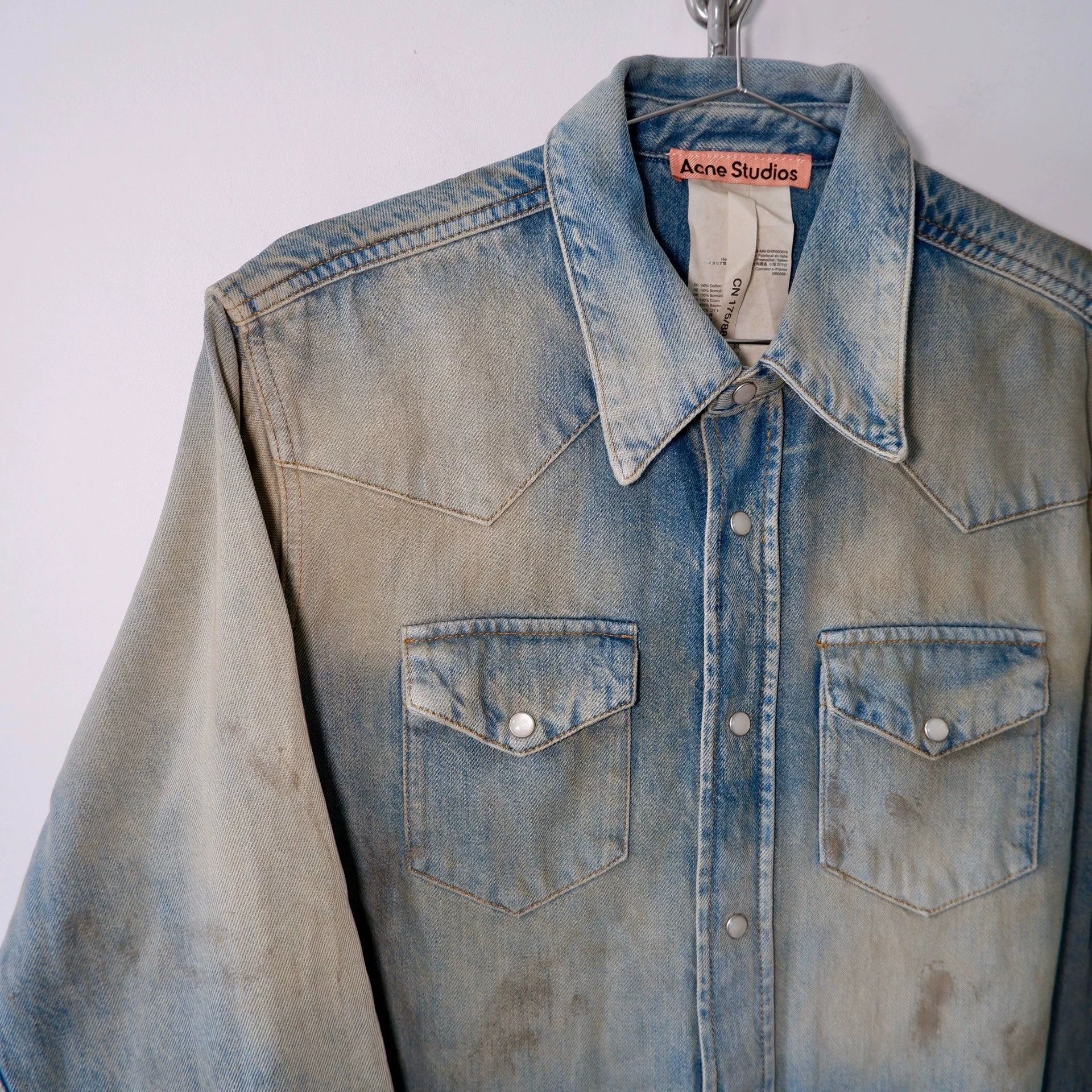Acne Studios Acne Studios mud dyed denim shirt - -DMC Size US M / EU 48-50 / 2 - 3 Thumbnail