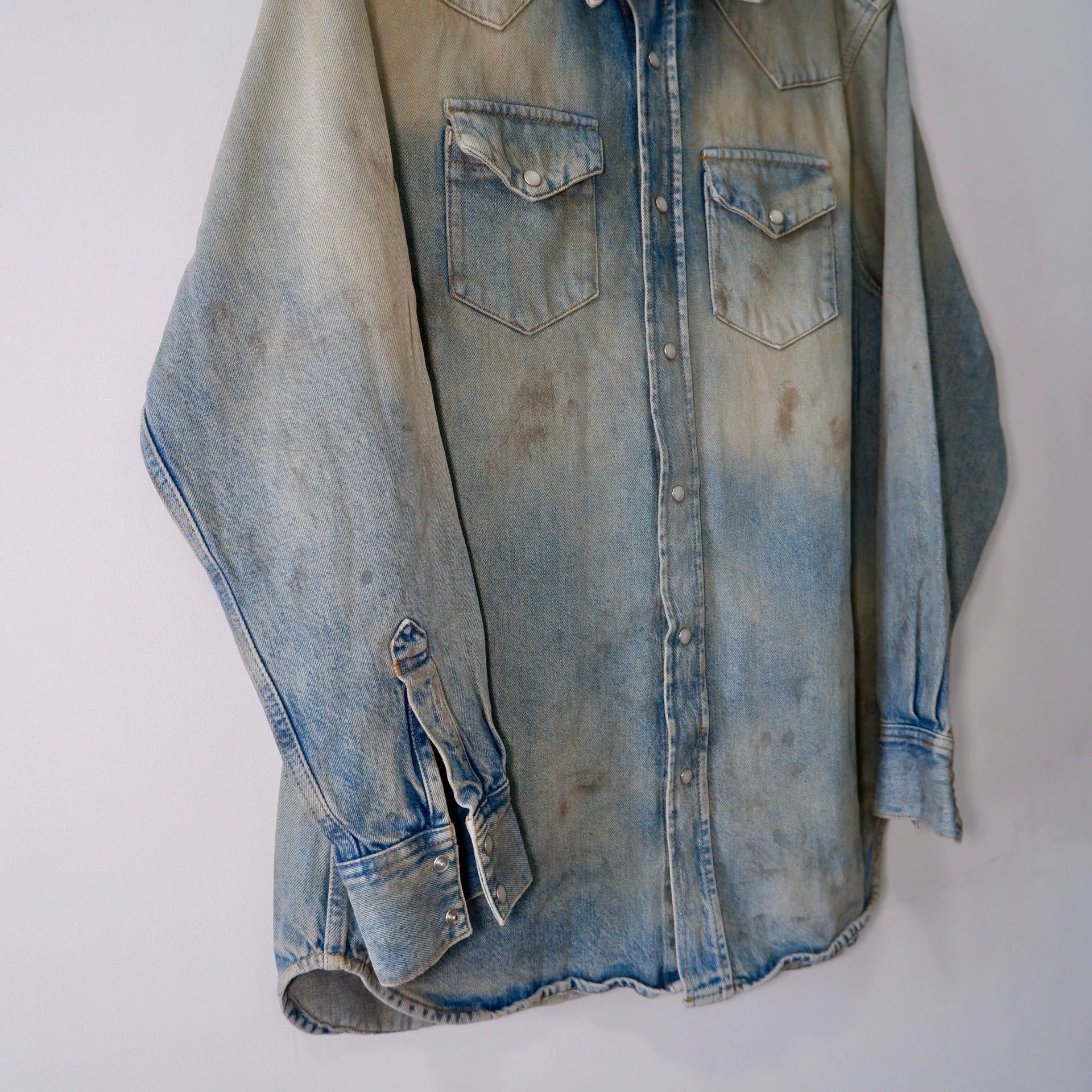 Acne Studios Acne Studios mud dyed denim shirt - -DMC Size US M / EU 48-50 / 2 - 4 Thumbnail