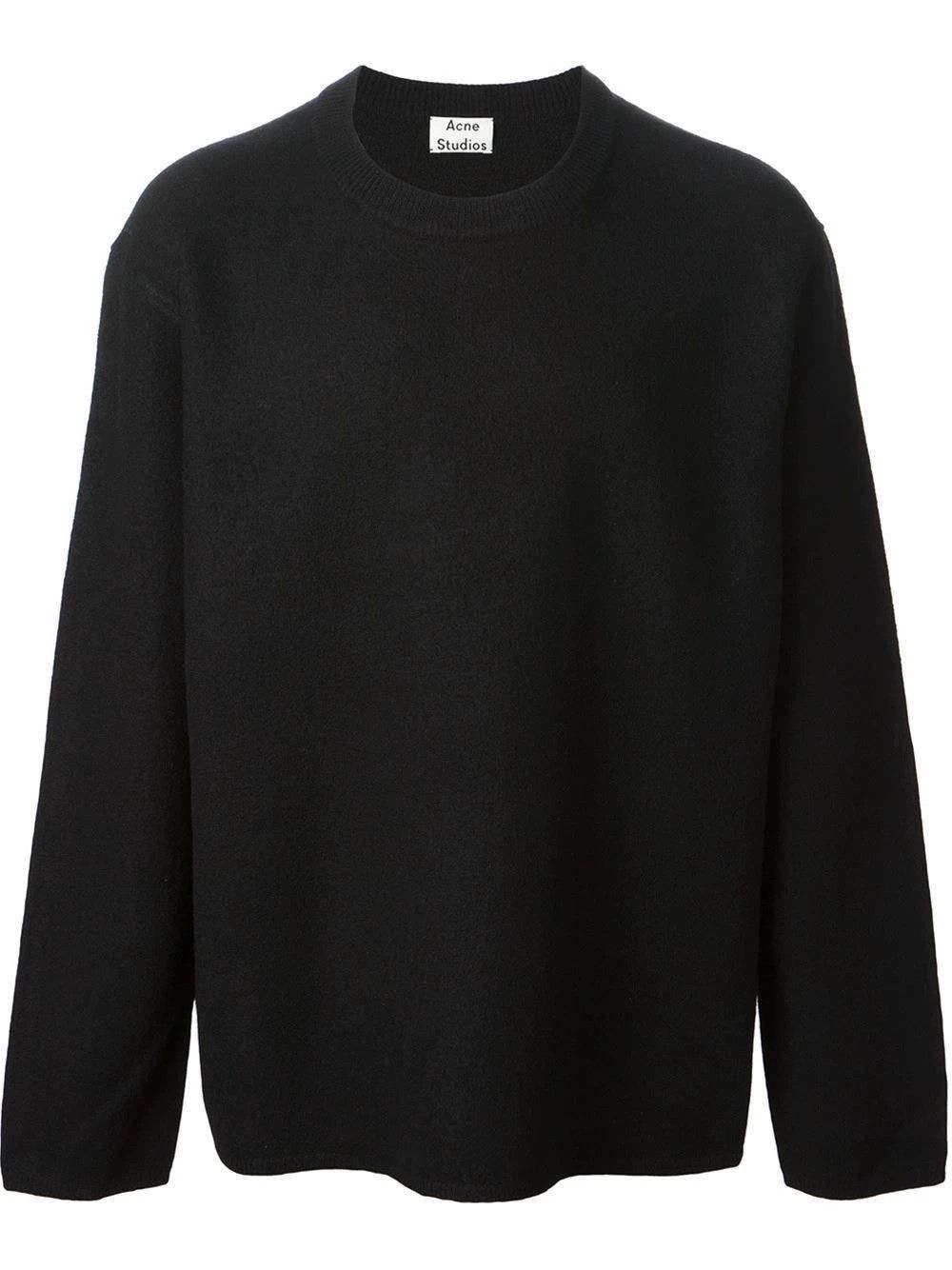 Acne Studios Acne Studios black wool long-sleeved knitwear -DMC Size US M / EU 48-50 / 2 - 2 Thumbnail