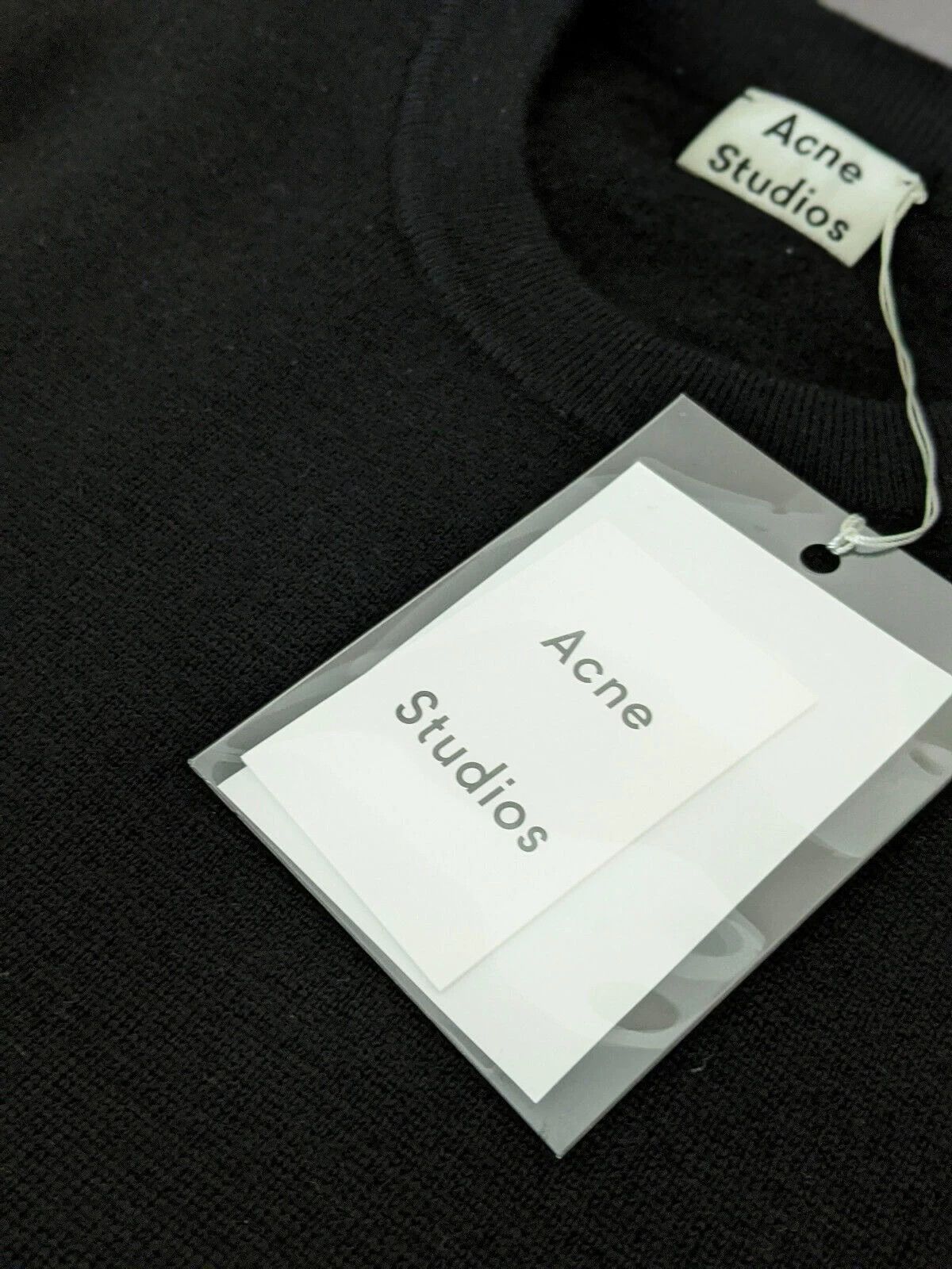 Acne Studios Acne Studios black wool long-sleeved knitwear -DMC Size US M / EU 48-50 / 2 - 6 Thumbnail