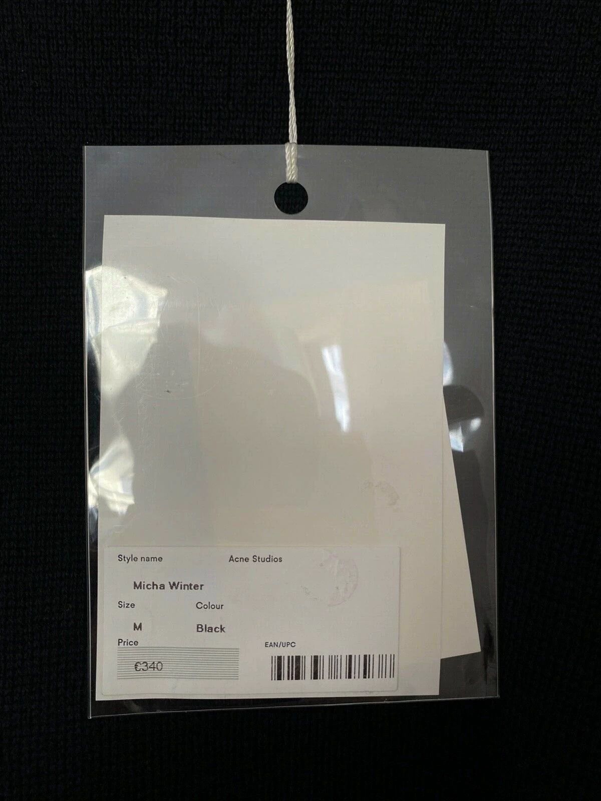 Acne Studios Acne Studios black wool long-sleeved knitwear -DMC Size US M / EU 48-50 / 2 - 5 Thumbnail