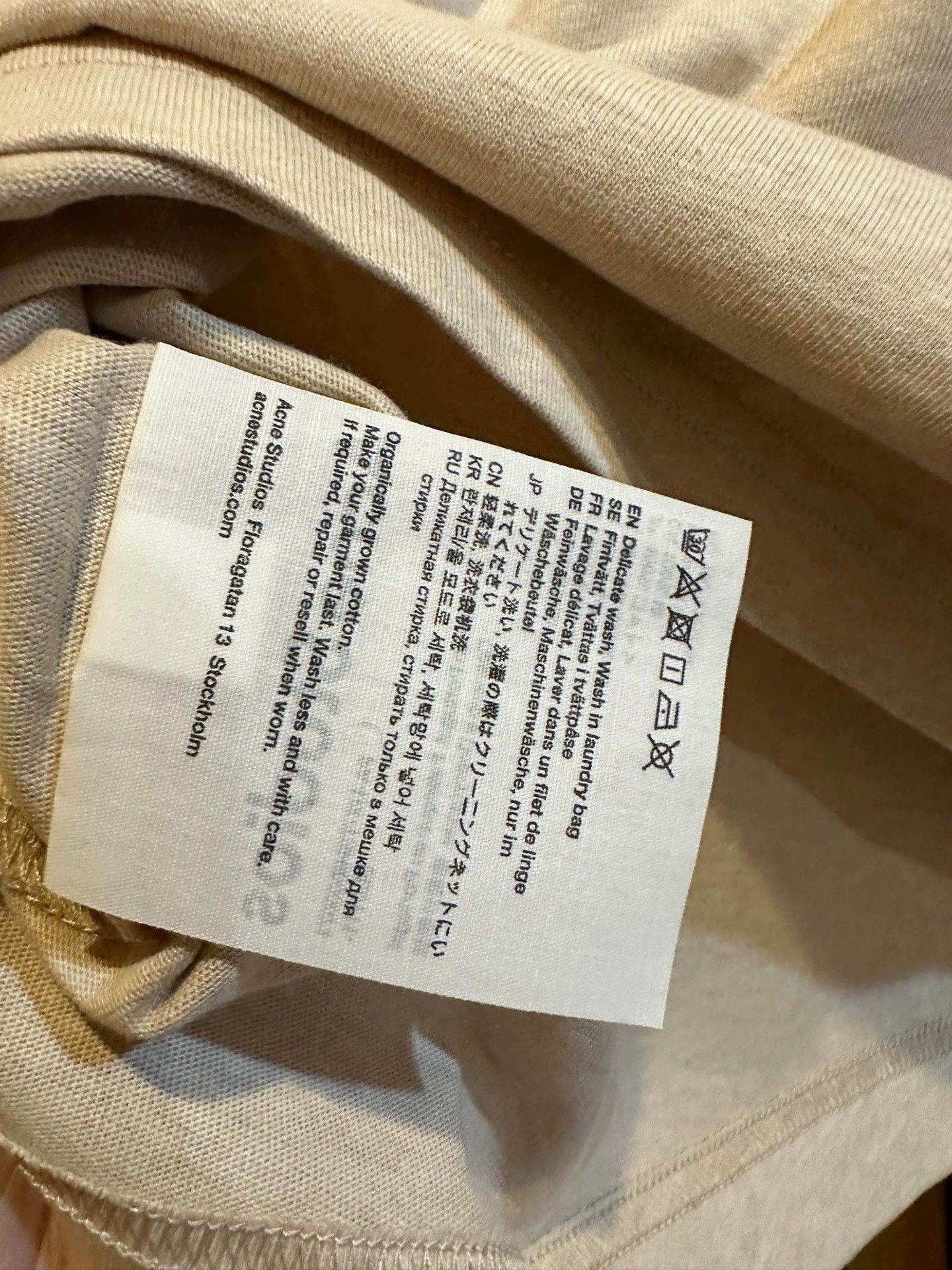 Acne Studios Acne Studios Smiley face LOGO round neck T-shirt -DMC Size US XS / EU 42 / 0 - 3 Thumbnail