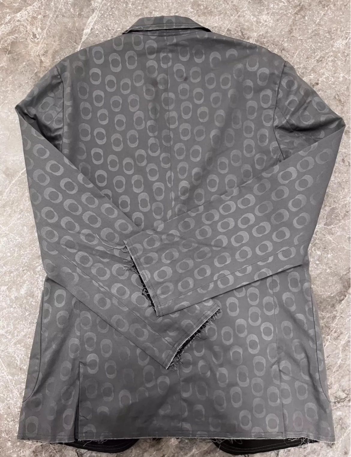 Comme des Garcons Comme Des Garcons Grey fringed printed jacket -DMC Size US M / EU 48-50 / 2 - 3 Thumbnail