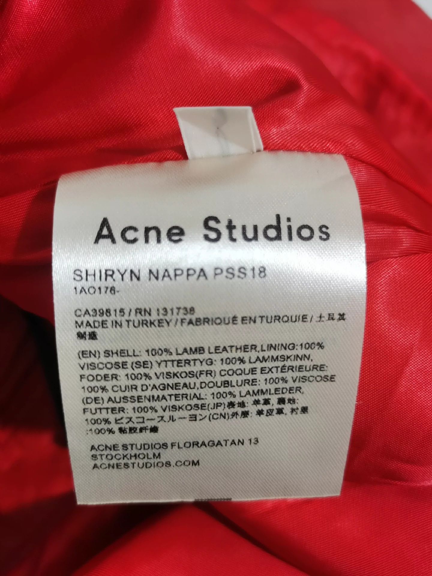 Acne Studios Acne StudioRed leather dress for women - -DMC Size US 32 / EU 48 - 6 Thumbnail