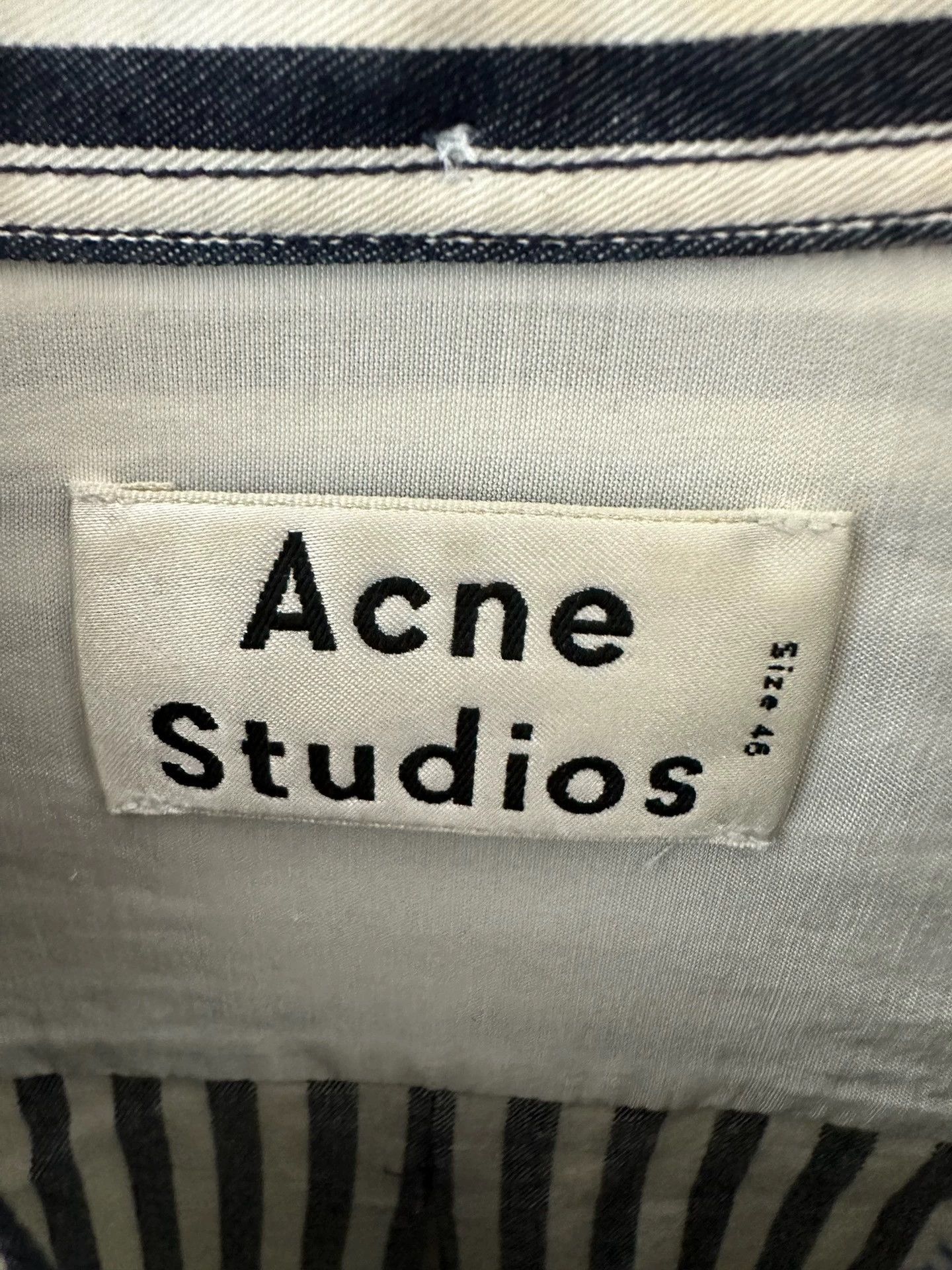 Acne Studios Acne Studio stripe shirt- -DMC Size US M / EU 48-50 / 2 - 3 Thumbnail