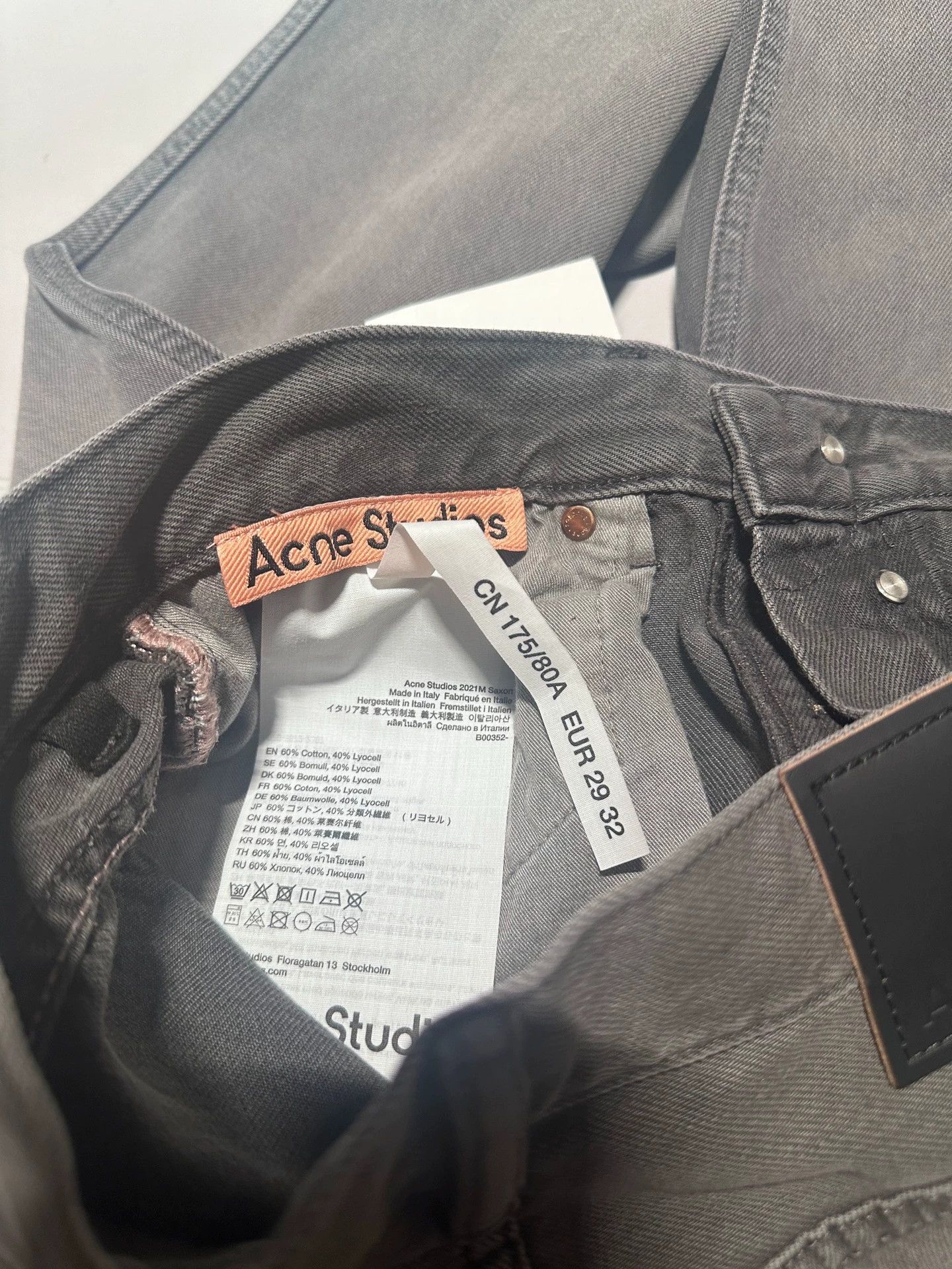 Acne Studios Acne StudioWashed grey jeans- -DMC Size US 28 / EU 44 - 4 Thumbnail