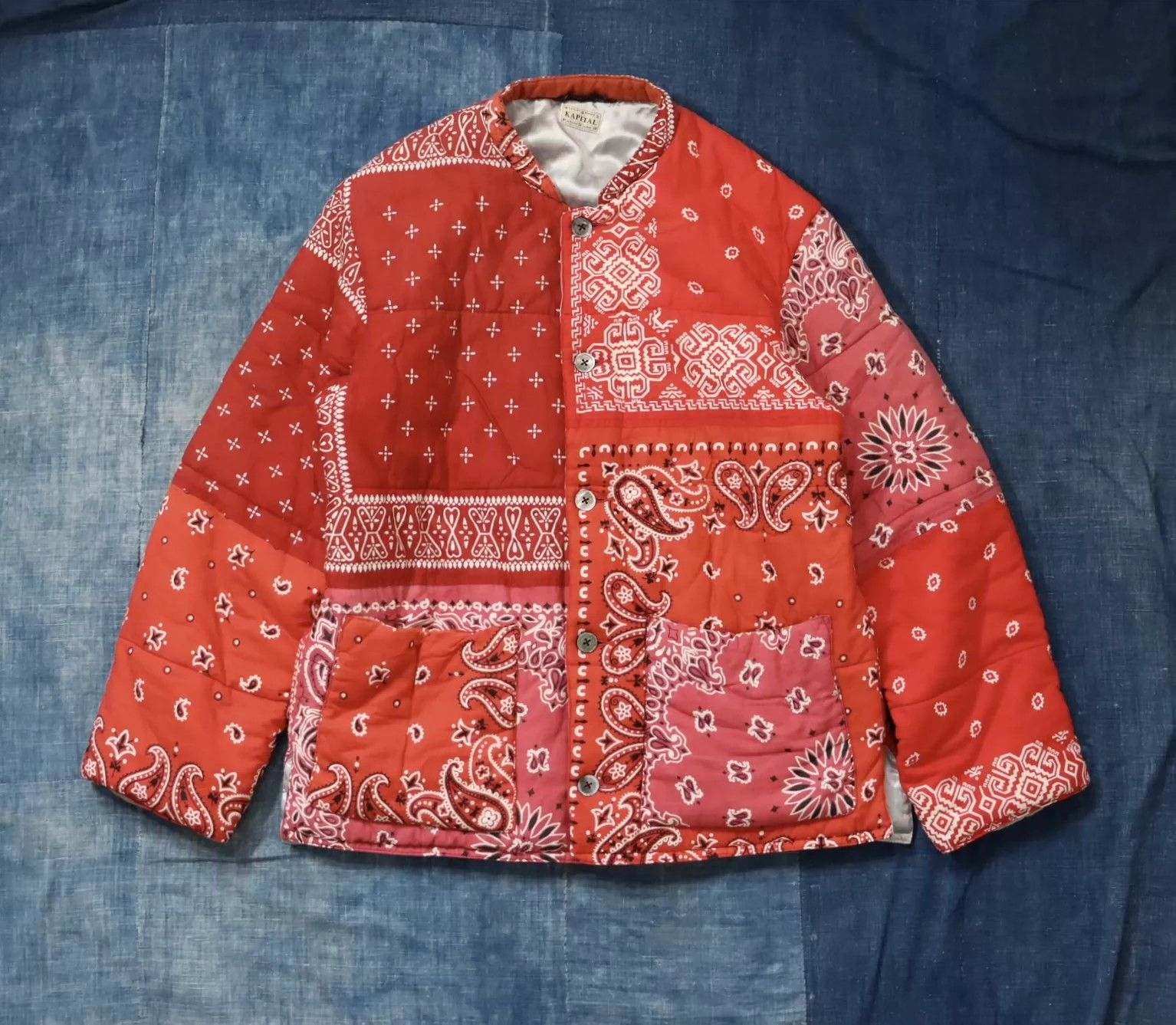 Kapital Kapital Hirata Kazuhiro Bandana Cashew Flower Padded Jacket -DMC Size US XL / EU 56 / 4 - 2 Thumbnail