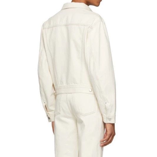 Helmut Lang Helmut Lang Beige Denim Masc Trucker Jacket - -DMC Size US M / EU 48-50 / 2 - 6 Thumbnail