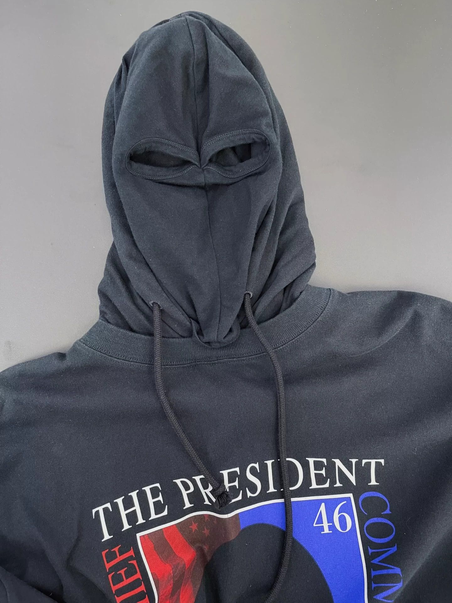 Vetements Vetements 20ss Presidential Black Face Mask Headcover -DMC Size US XS / EU 42 / 0 - 3 Thumbnail