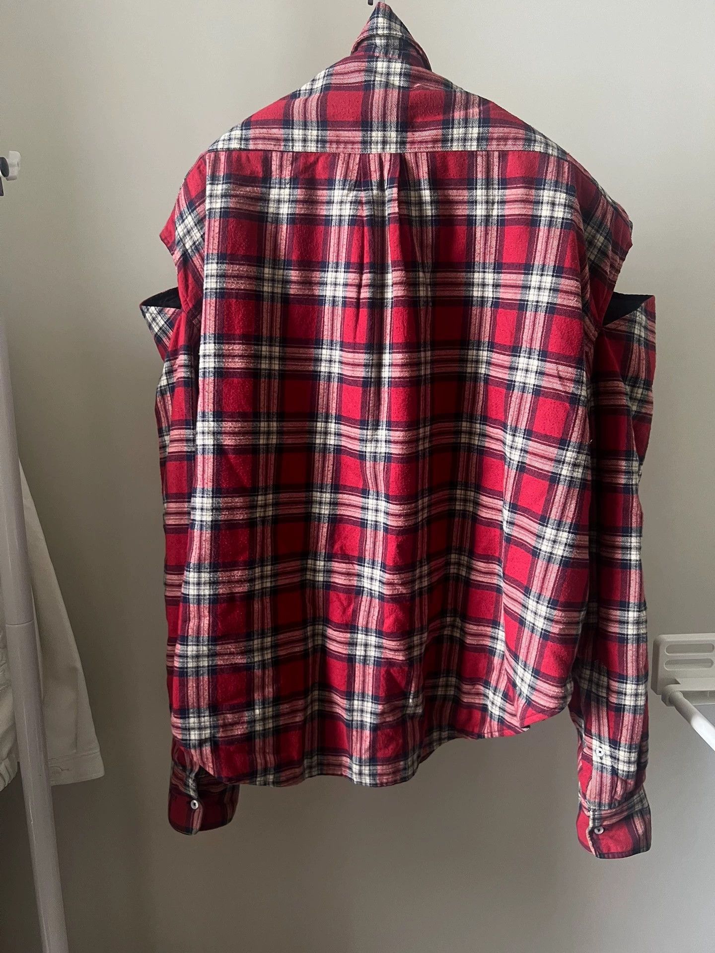 Vetements VETEMENTS 17 Autumn/Winter Shoulder Pads Cotton Shirt -DMC Size US M / EU 48-50 / 2 - 2 Thumbnail